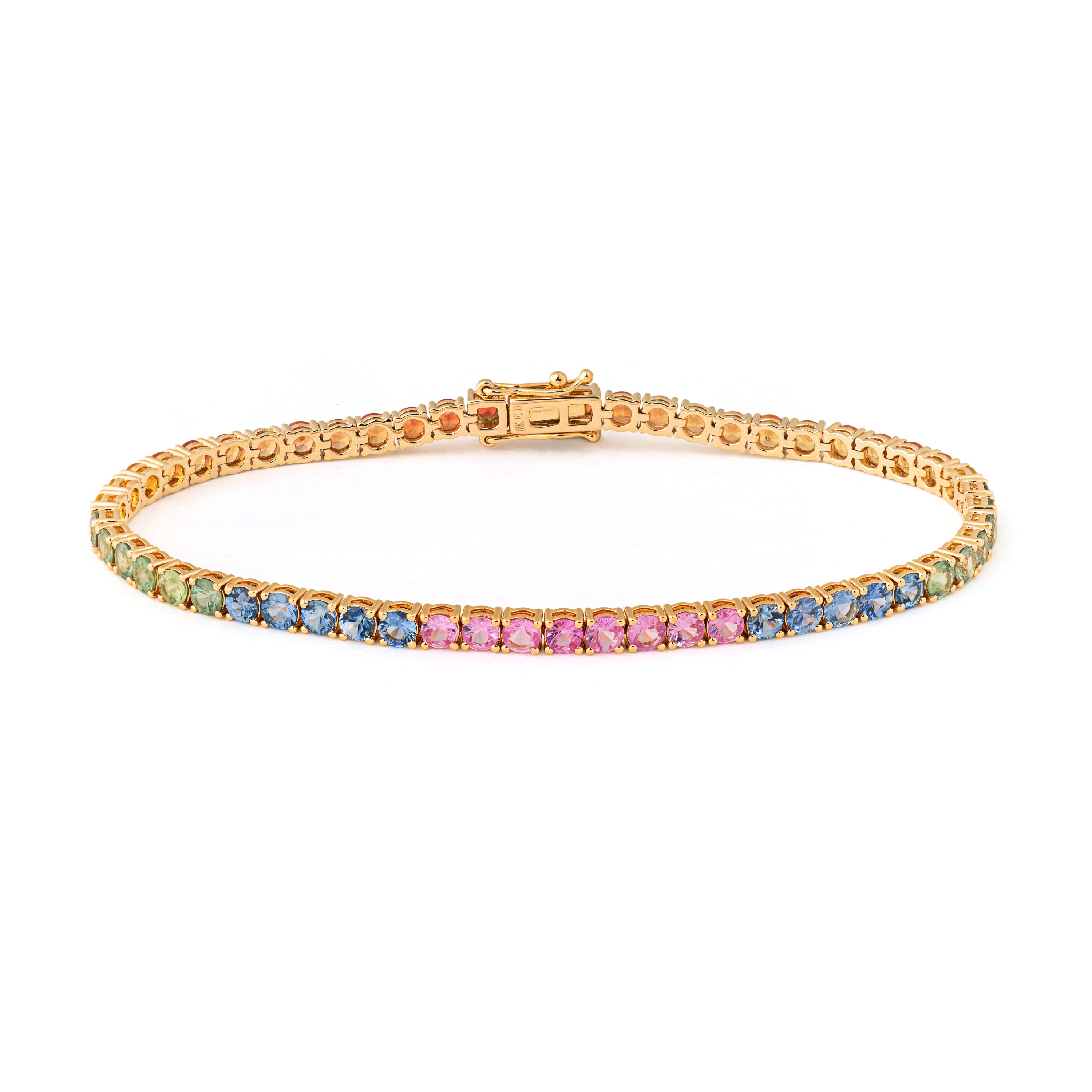 Rainbow Tennis Bracelet