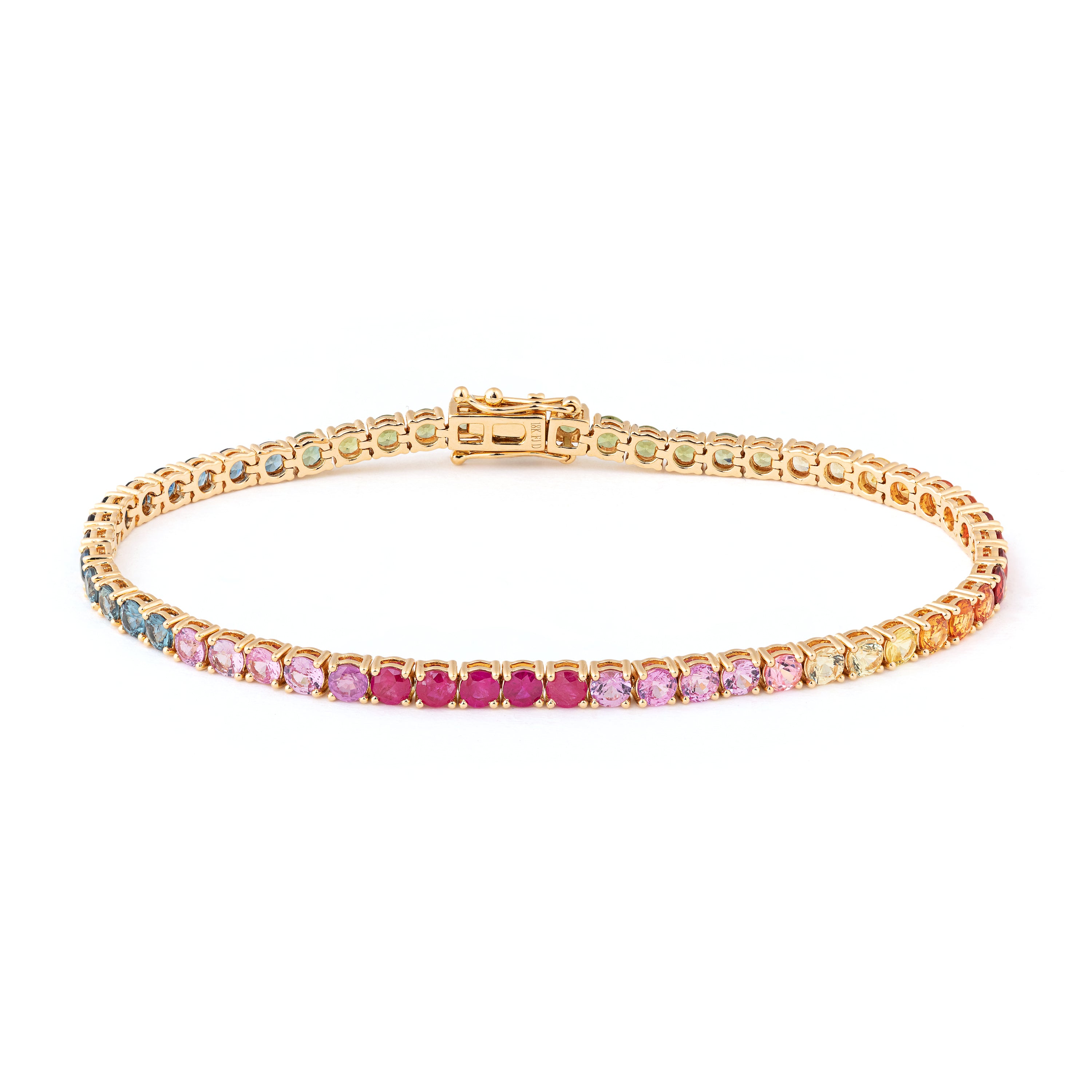 Rainbow Tennis Bracelet