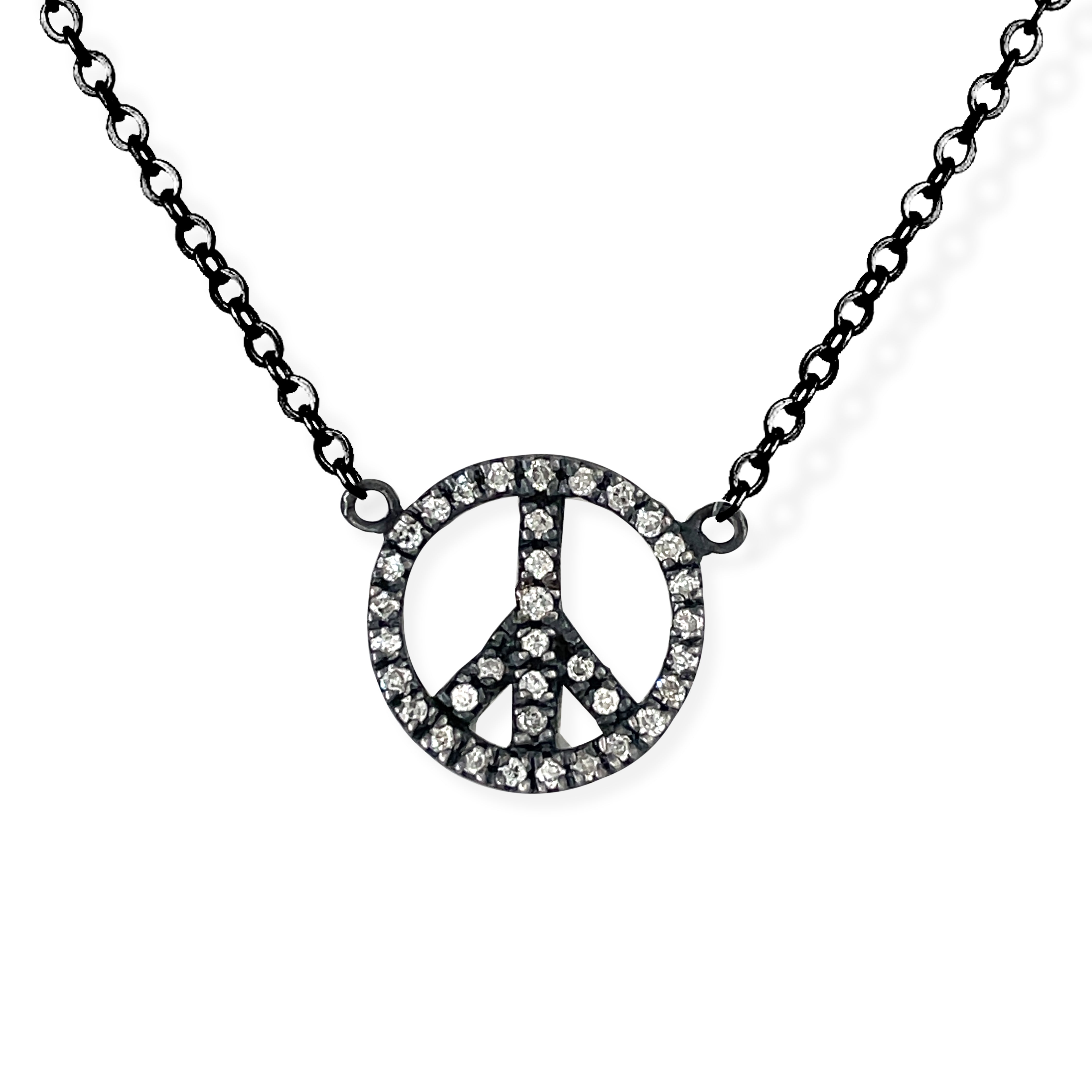 Unity Peace Diamond Vintage Necklace