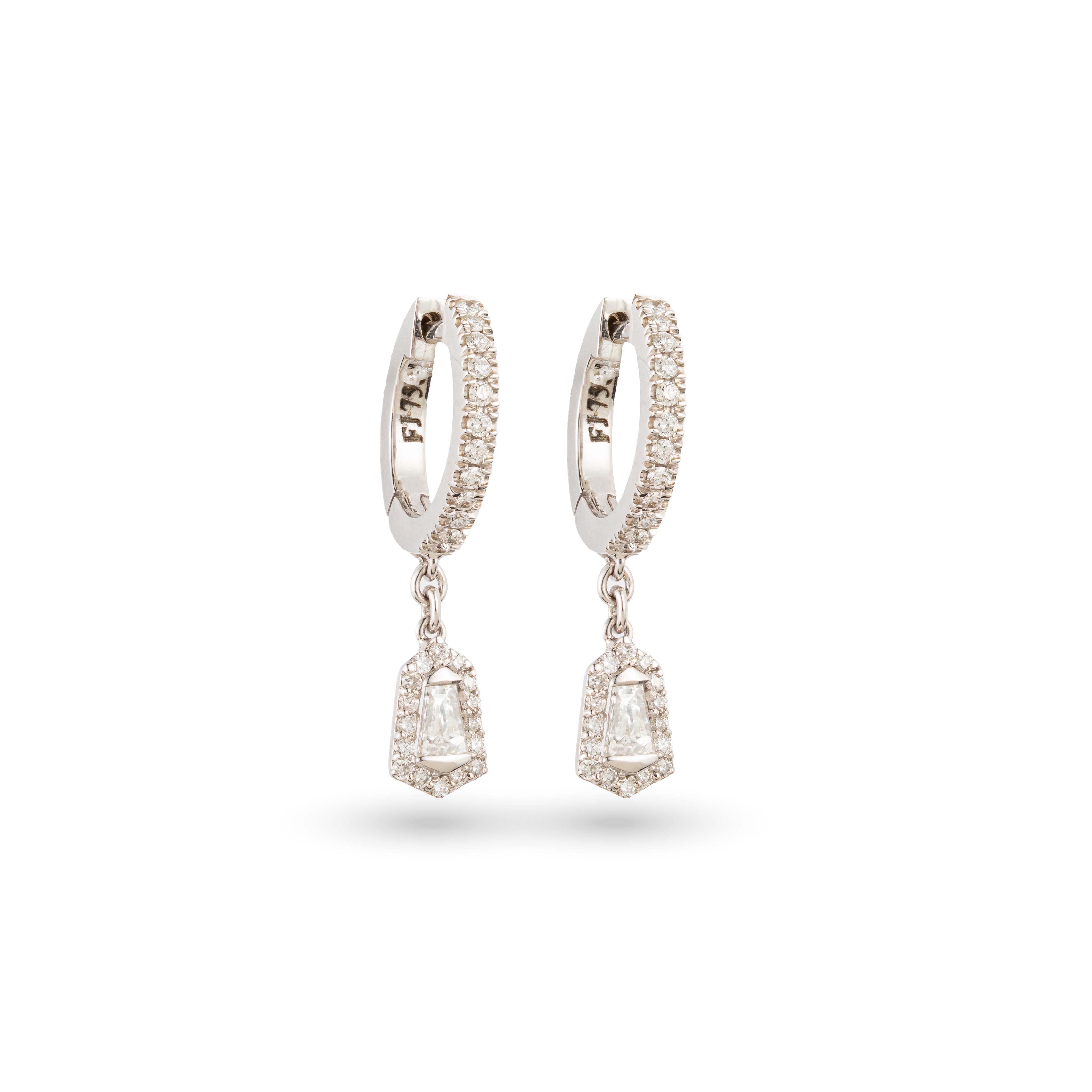 Prism Halo Drop Earrings