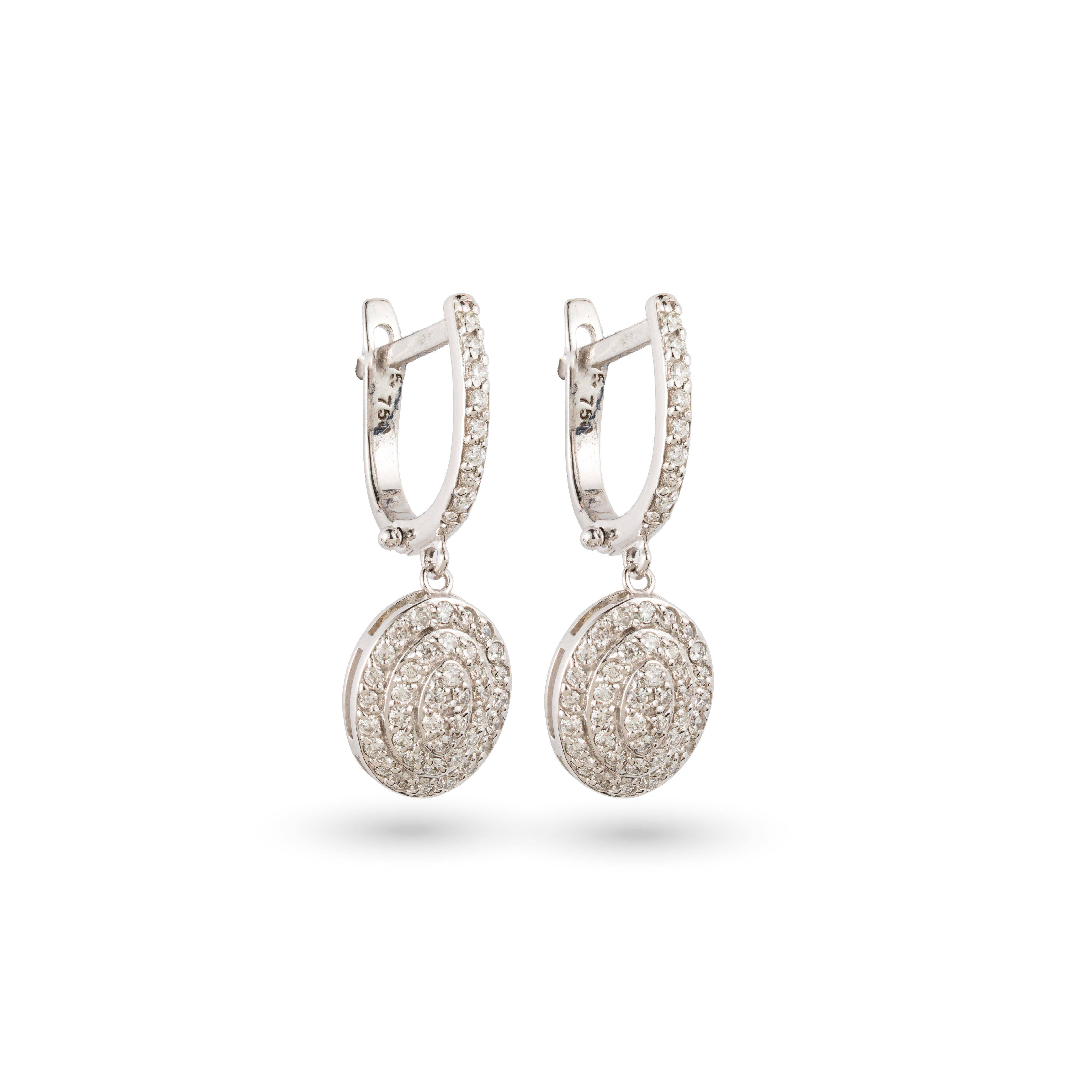 Timeless Halo Drop Earrings