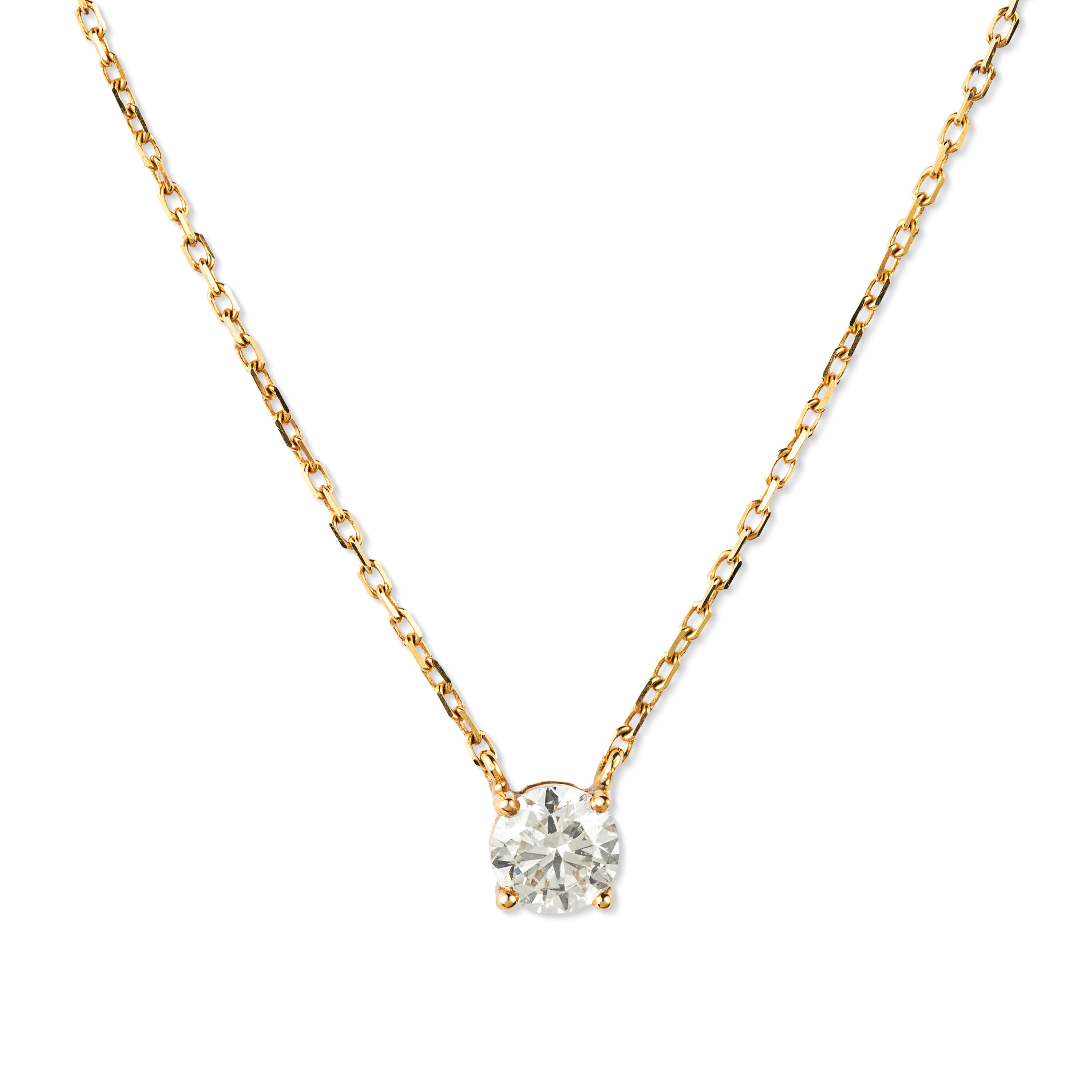 Solitaire Necklace (Round Brilliance) -NEW