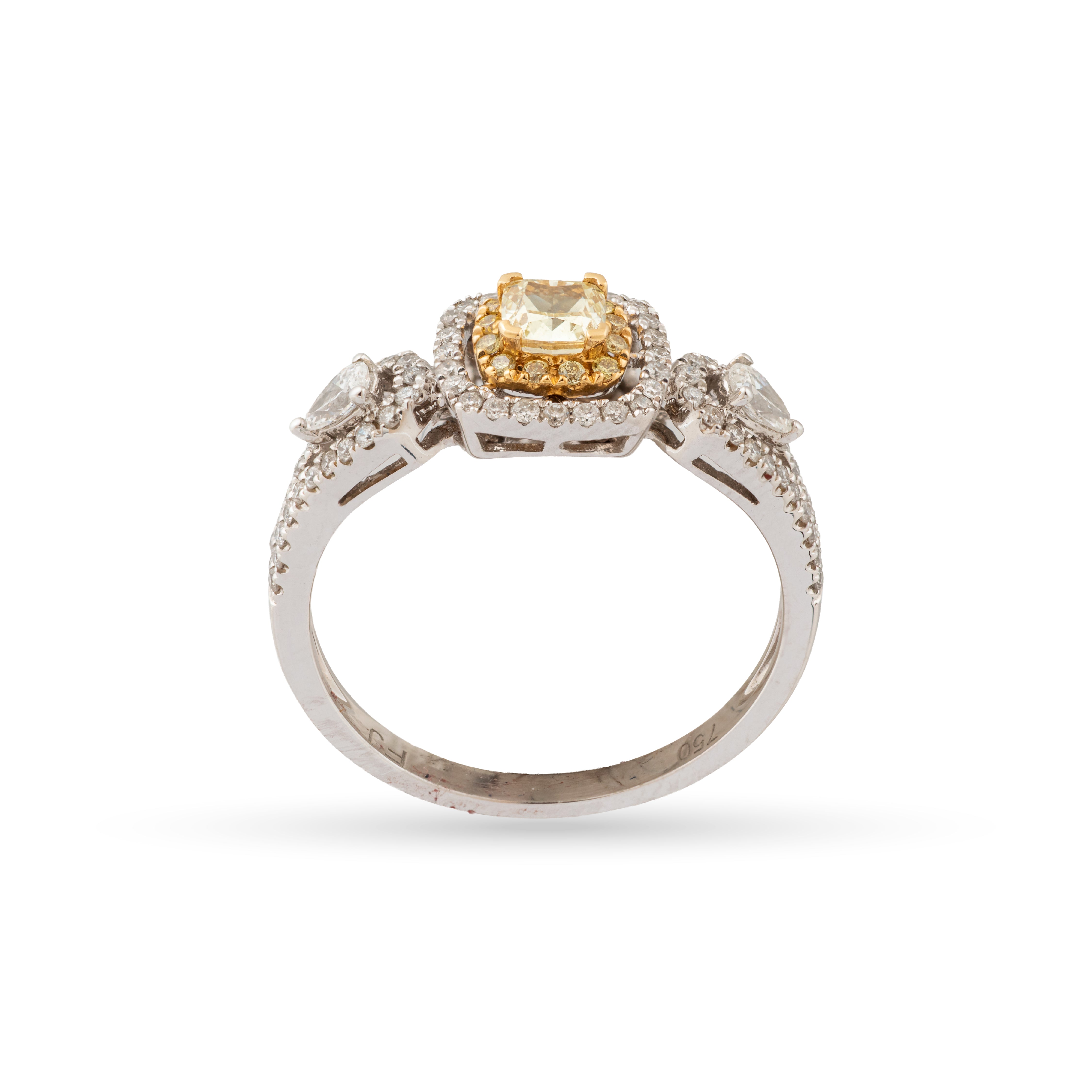 Yellow Diamond Ring