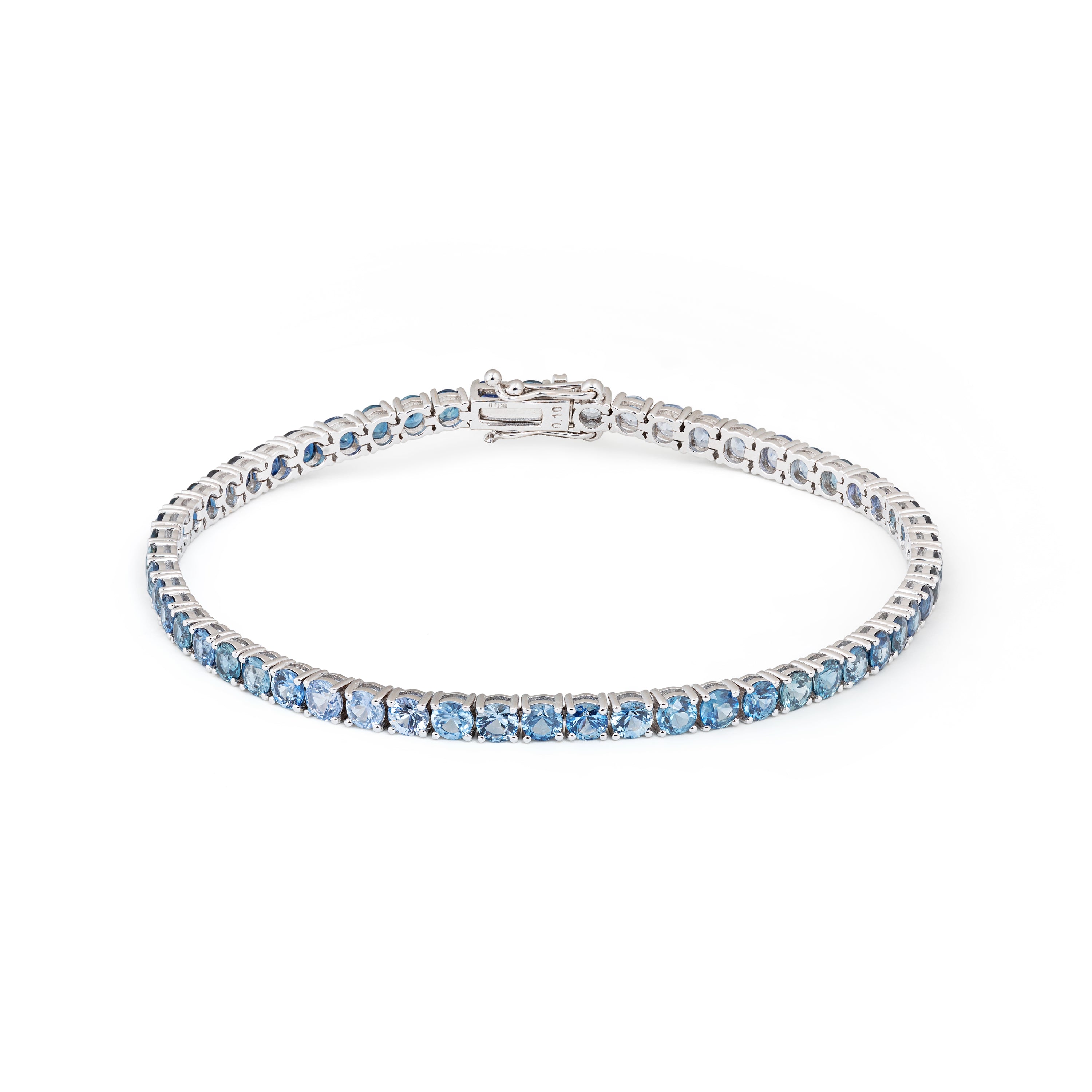 Blue Sapphrie Tennis Bracelet