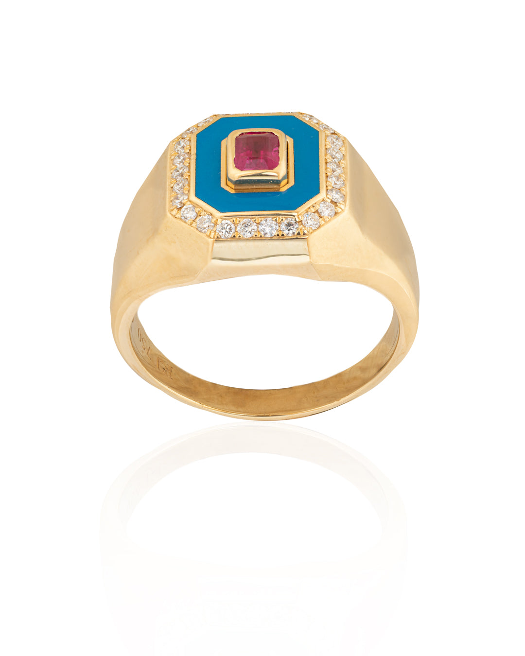 Summer Classic Ruby Diamond Ring