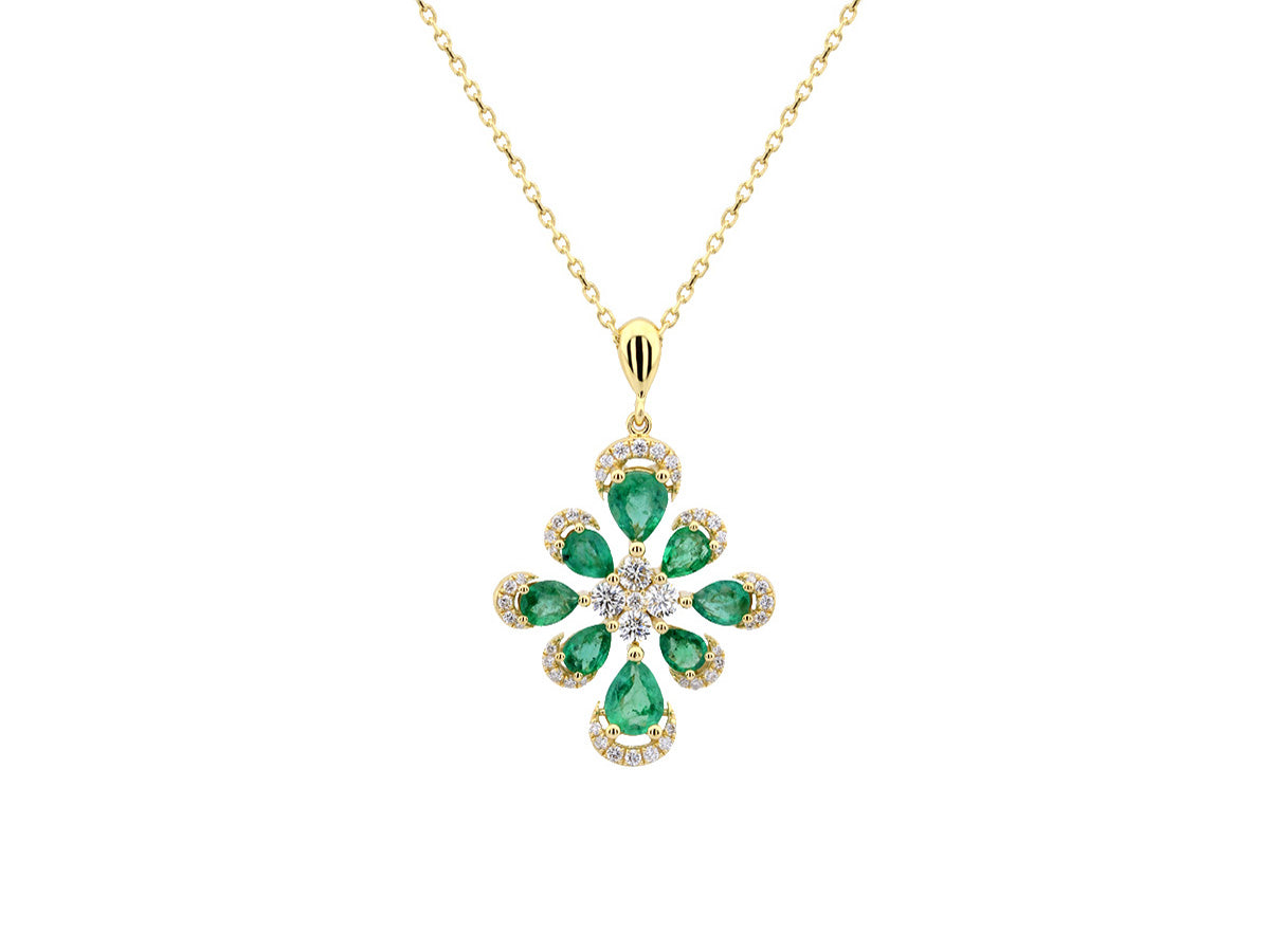 Emerald Necklace- FIORE