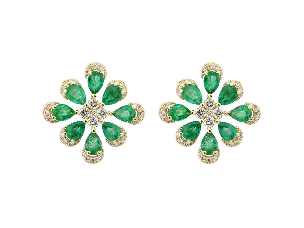 Emerald Earrings- FIORE