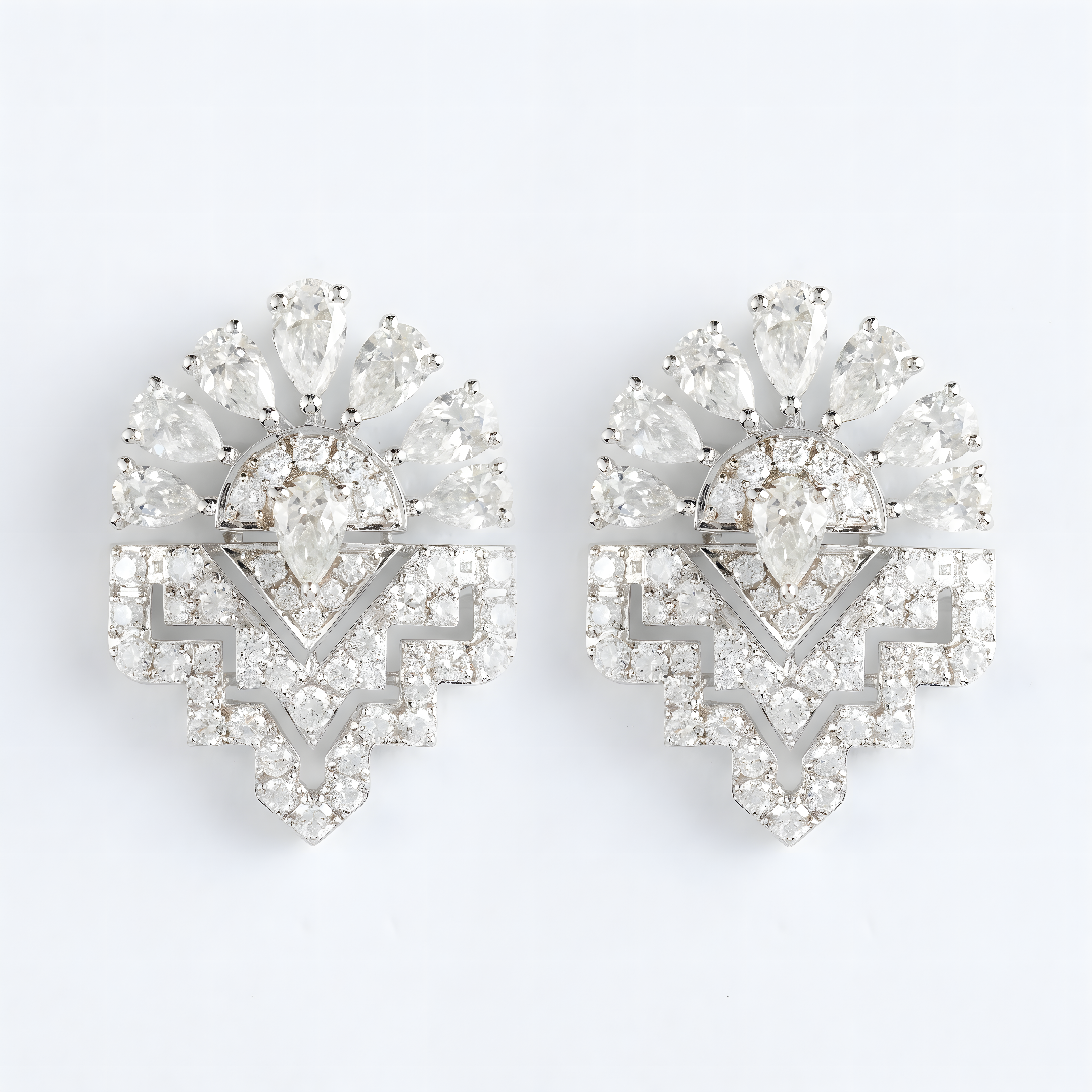 Gold & Diamond Earrings