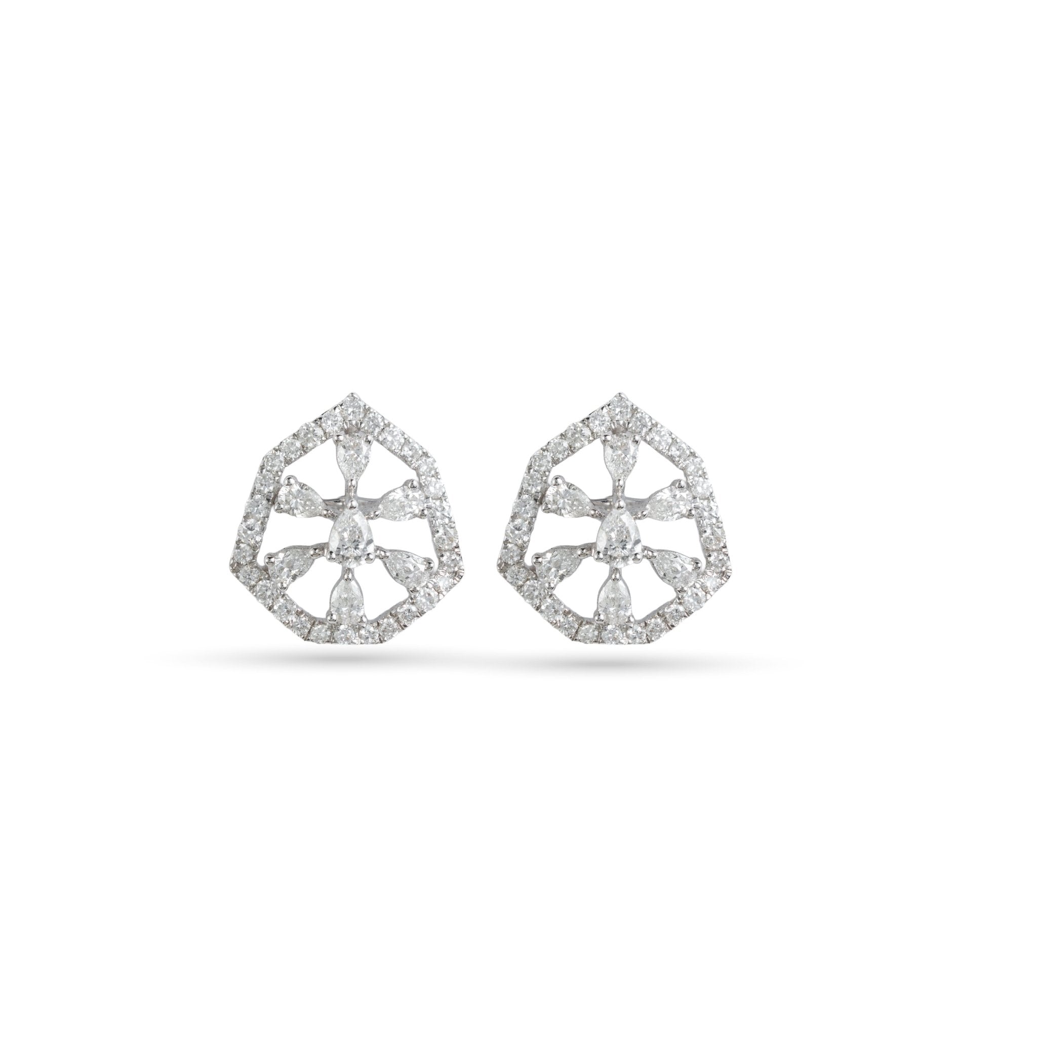 Gold & Diamond Earrings