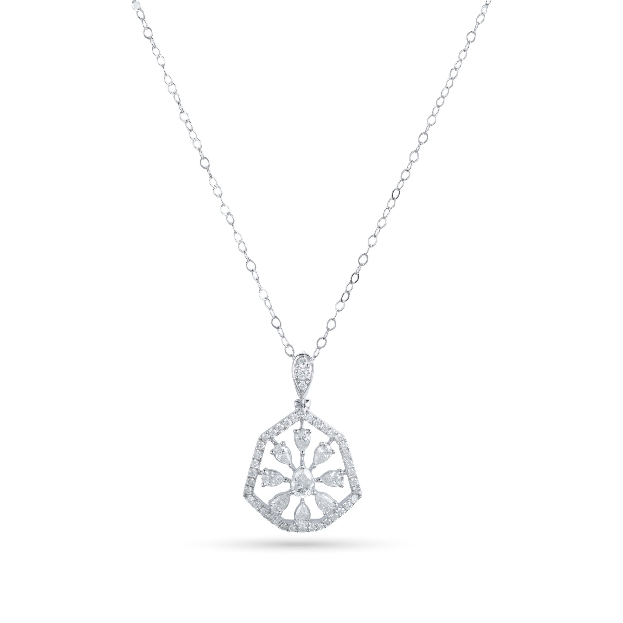 Everyday Floral Diamond Necklace