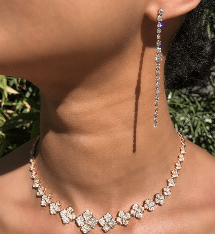 Anita Ko Long diamond rope earrings - M.Fitaihi