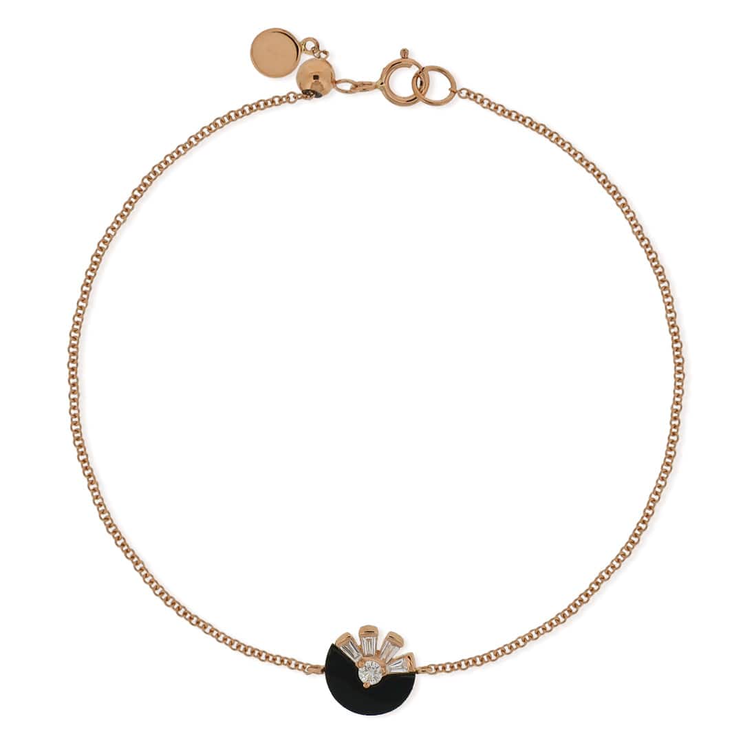 Baguettes And Onyx Bracelet - M.Fitaihi