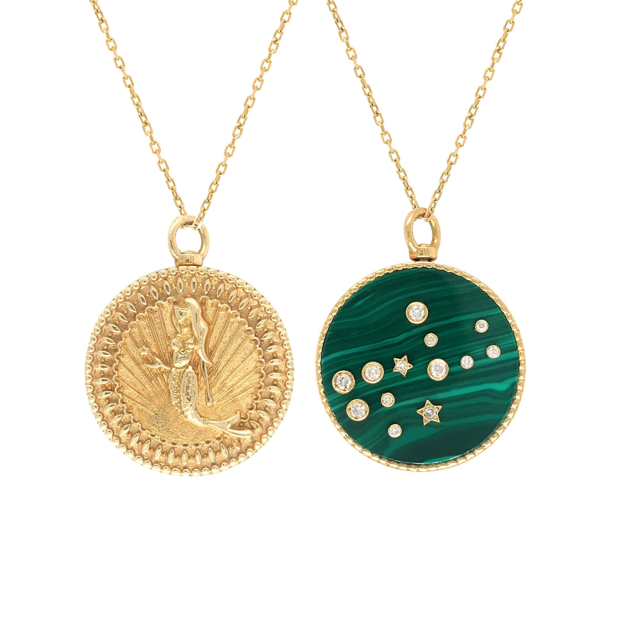 L'Atelier Nawbar Green Cosmic Love Pendant - M.Fitaihi