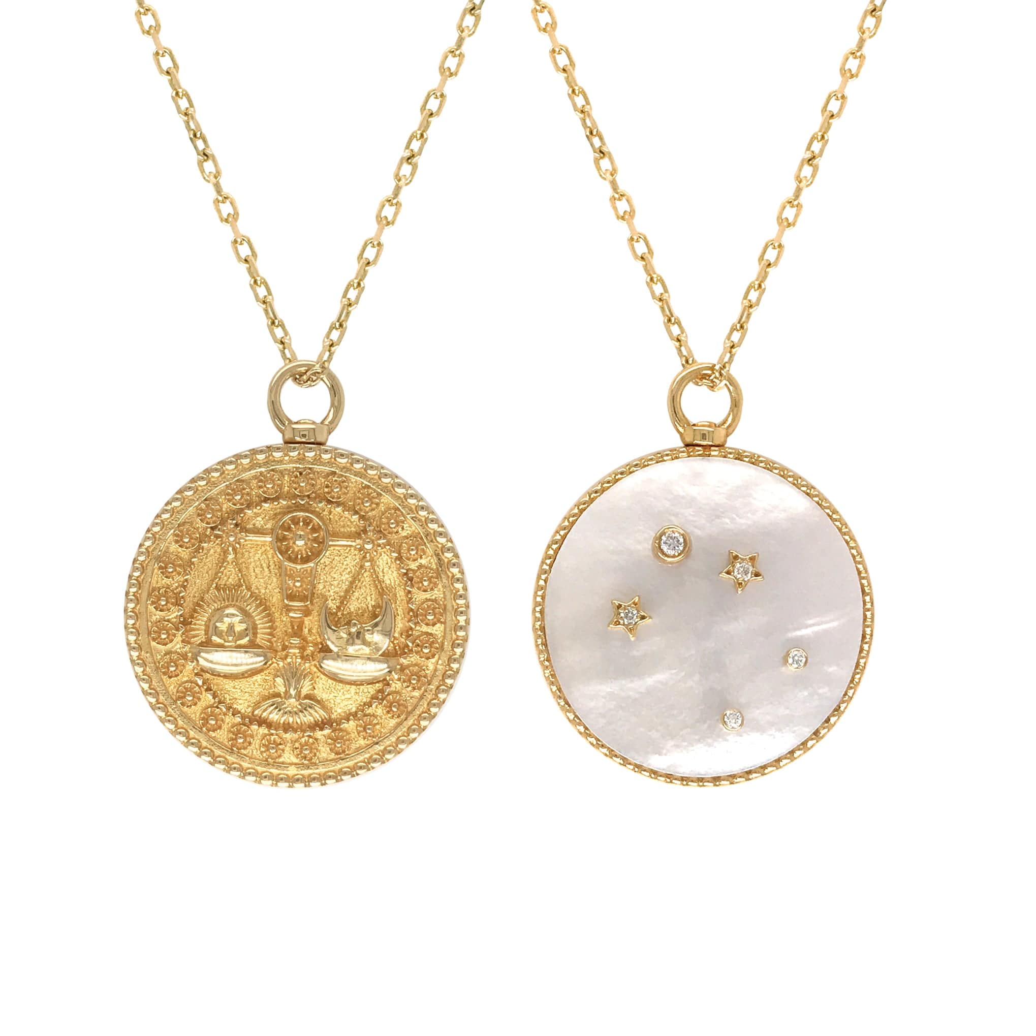 L'Atelier Nawbar Mother of Pearl Cosmic Love Pendant - M.Fitaihi