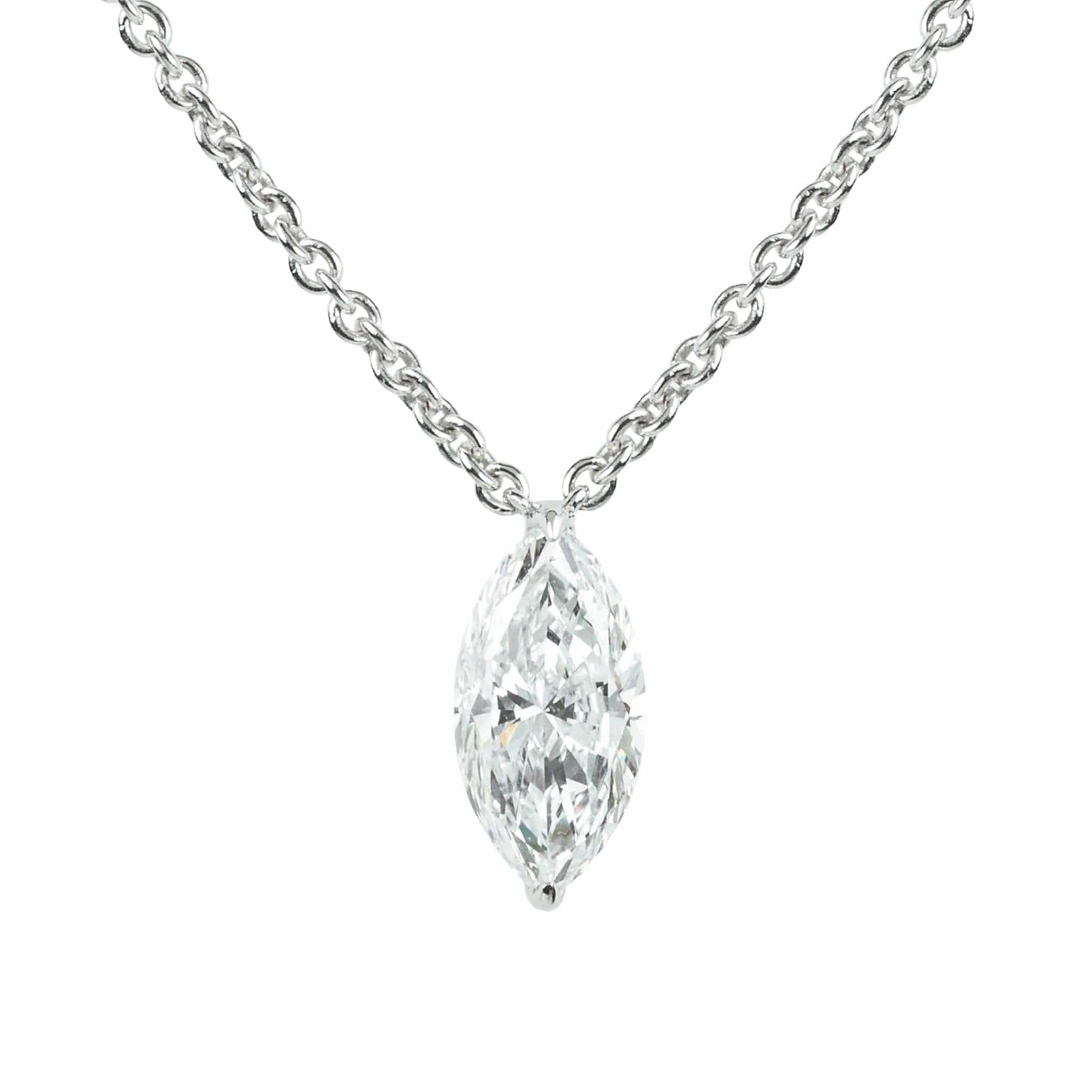 M.Fitaihi Everyday Sparkle - Pear Diamond Necklace - M.Fitaihi
