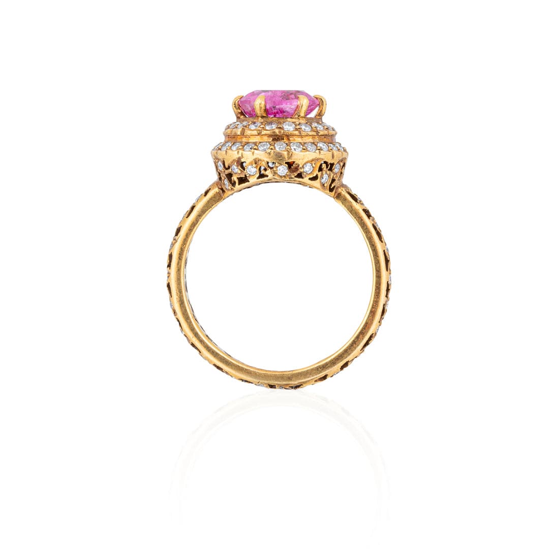 Pink Round Ring - M.Fitaihi