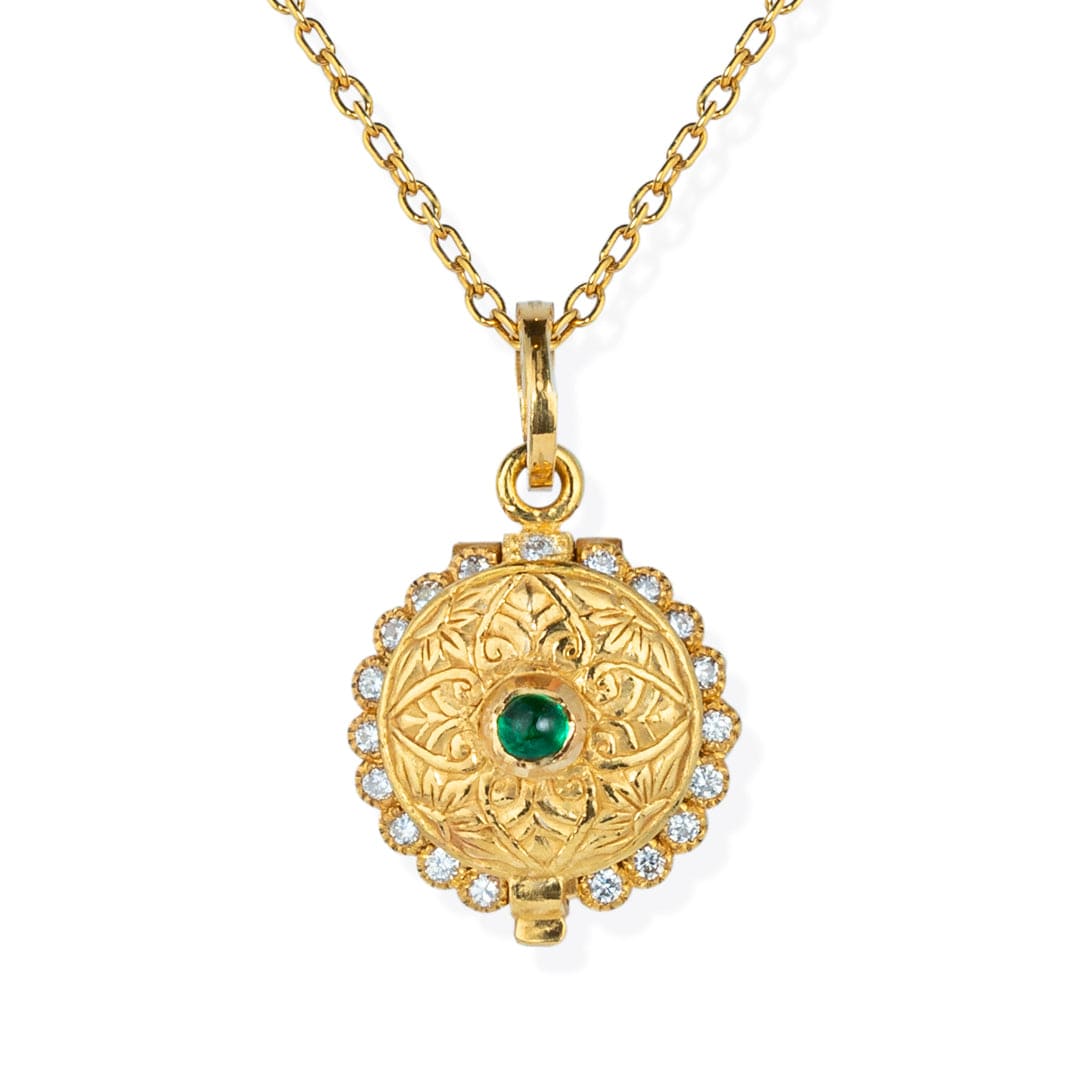 Round Locket Pendant - M.Fitaihi