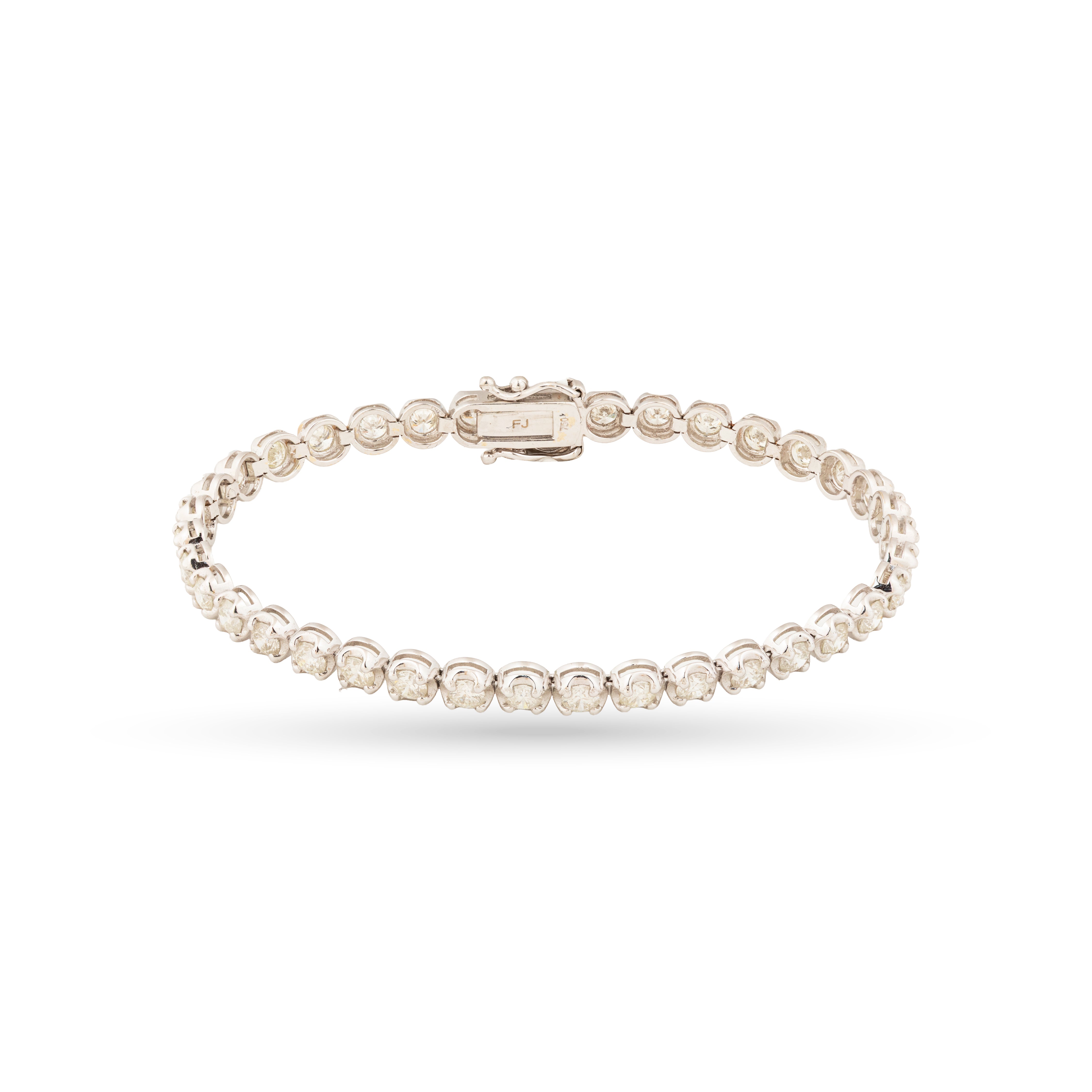 White Gold Diamond Tennis Bracelet