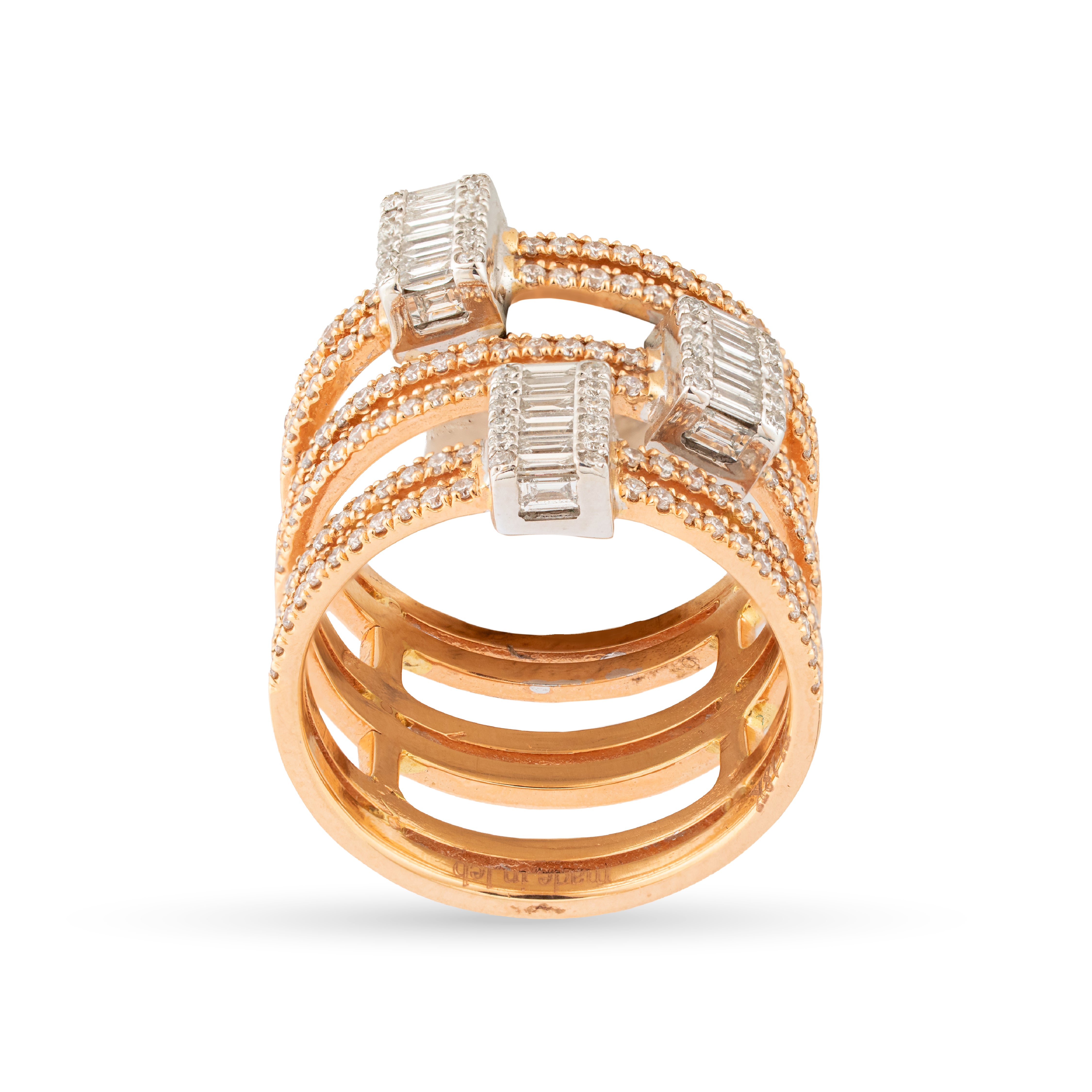 M.Fitaihi Timeless Baguette -Yellow Gold Ring