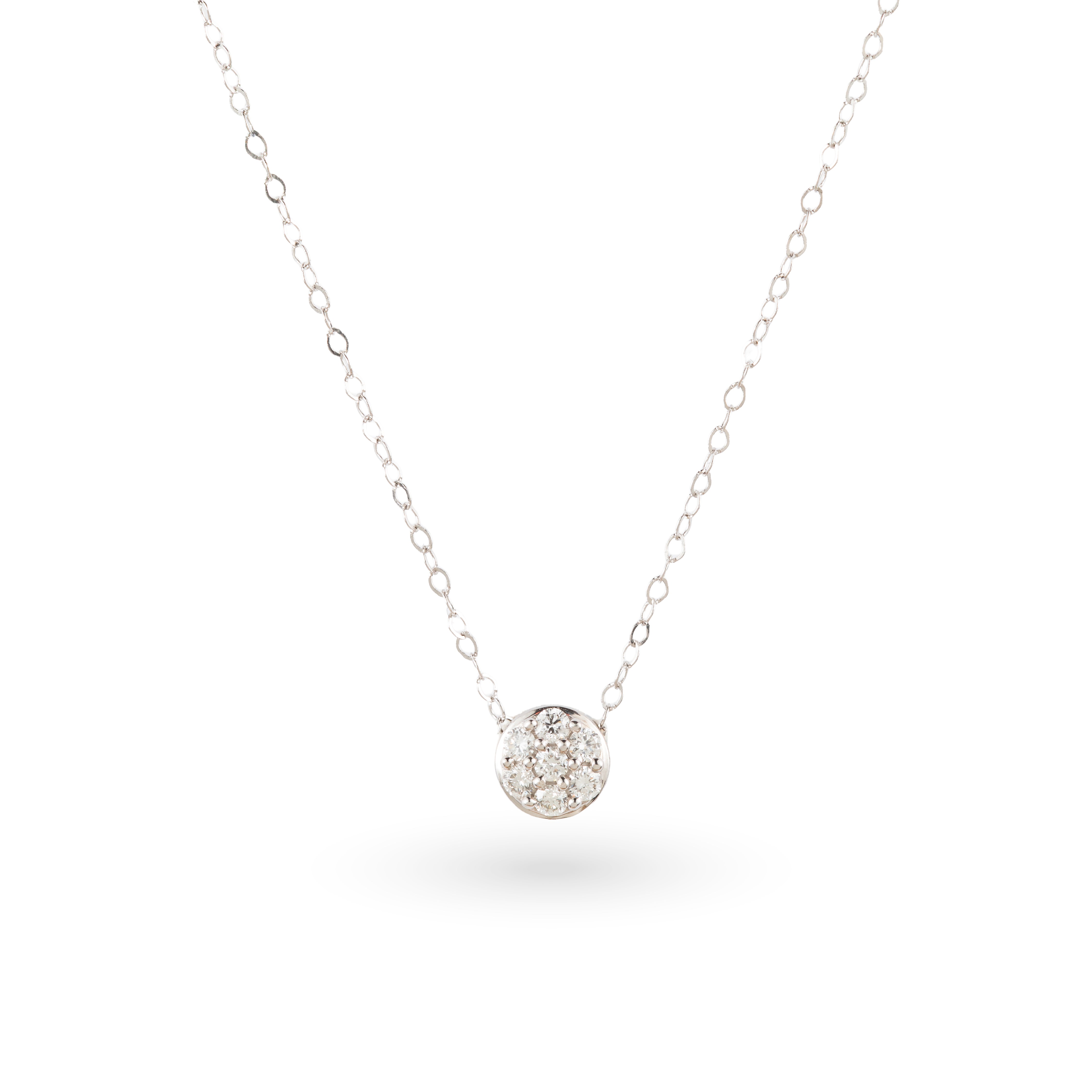 Round Classic Diamond Necklace