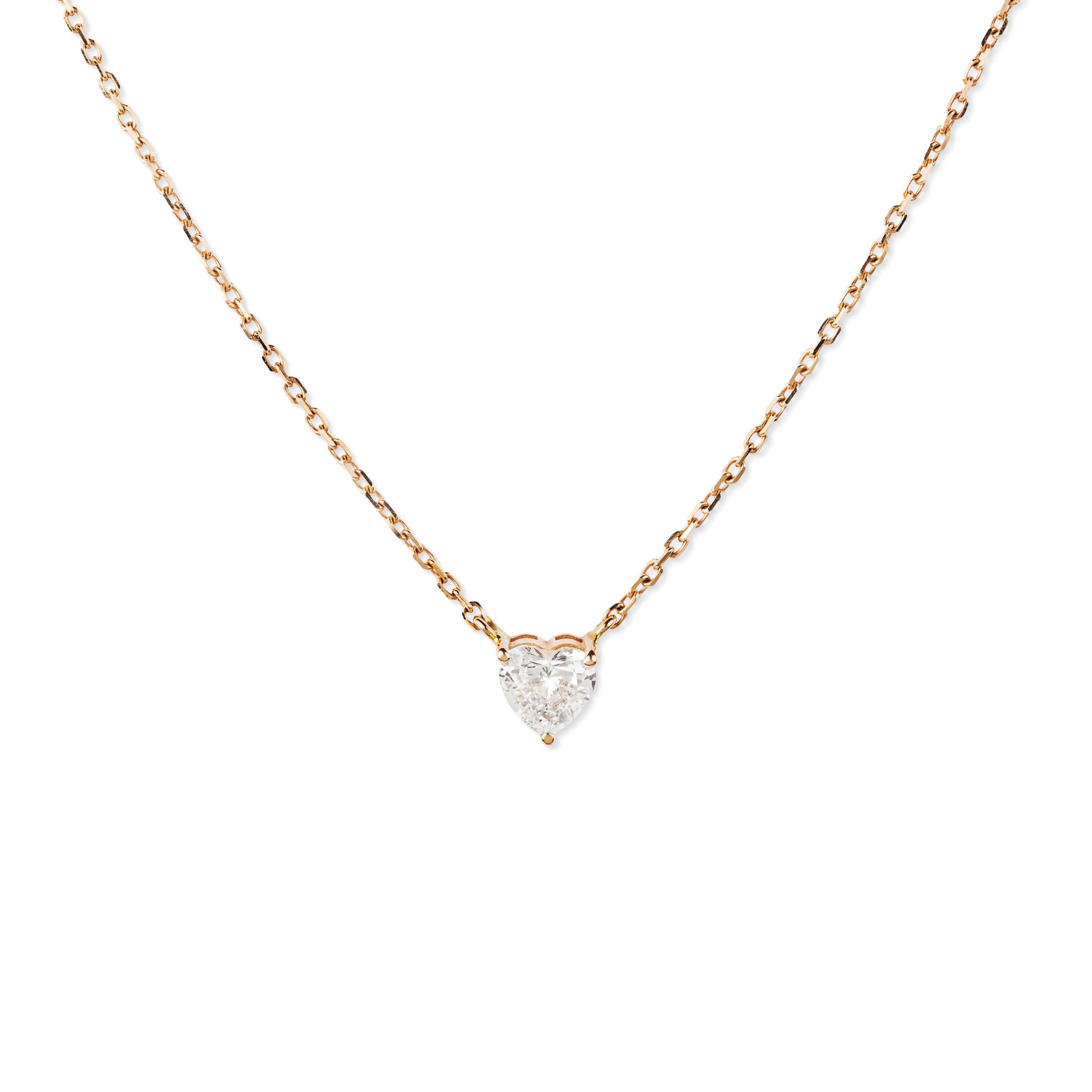 Solitaire Neckalce (Heart)- NEW