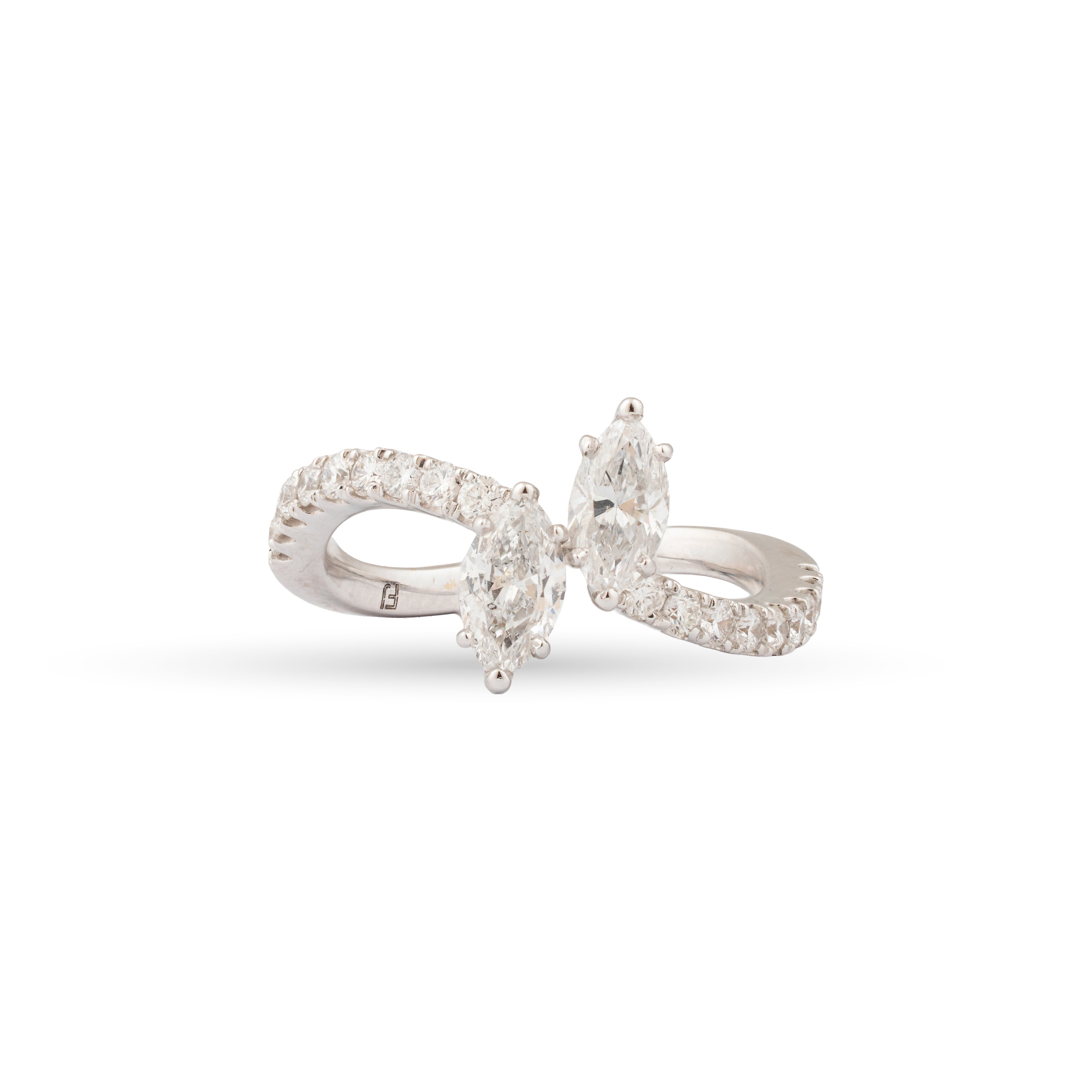 Marquise Duet Ring