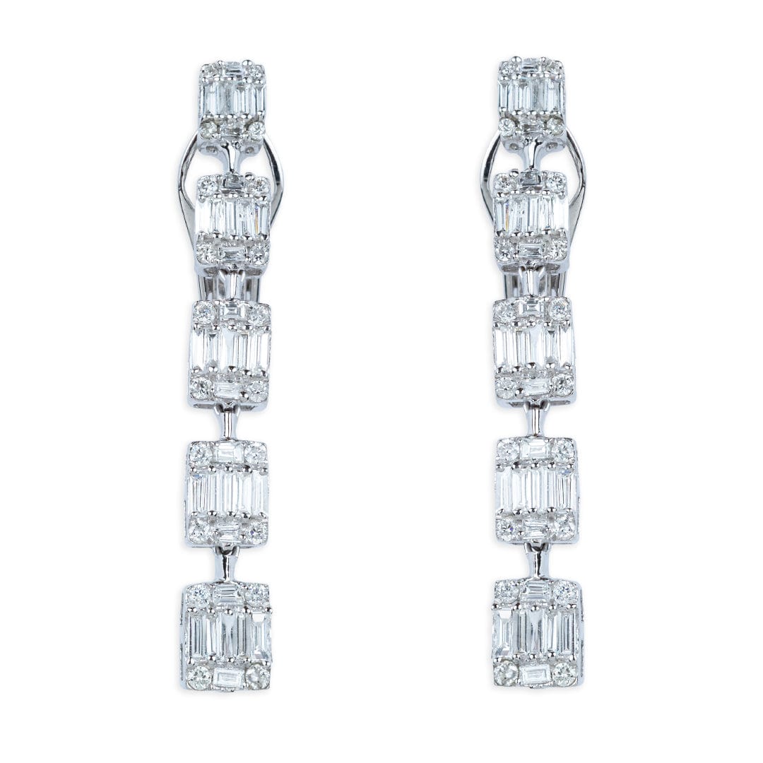 Fancy Diamond Earrings ( Set)