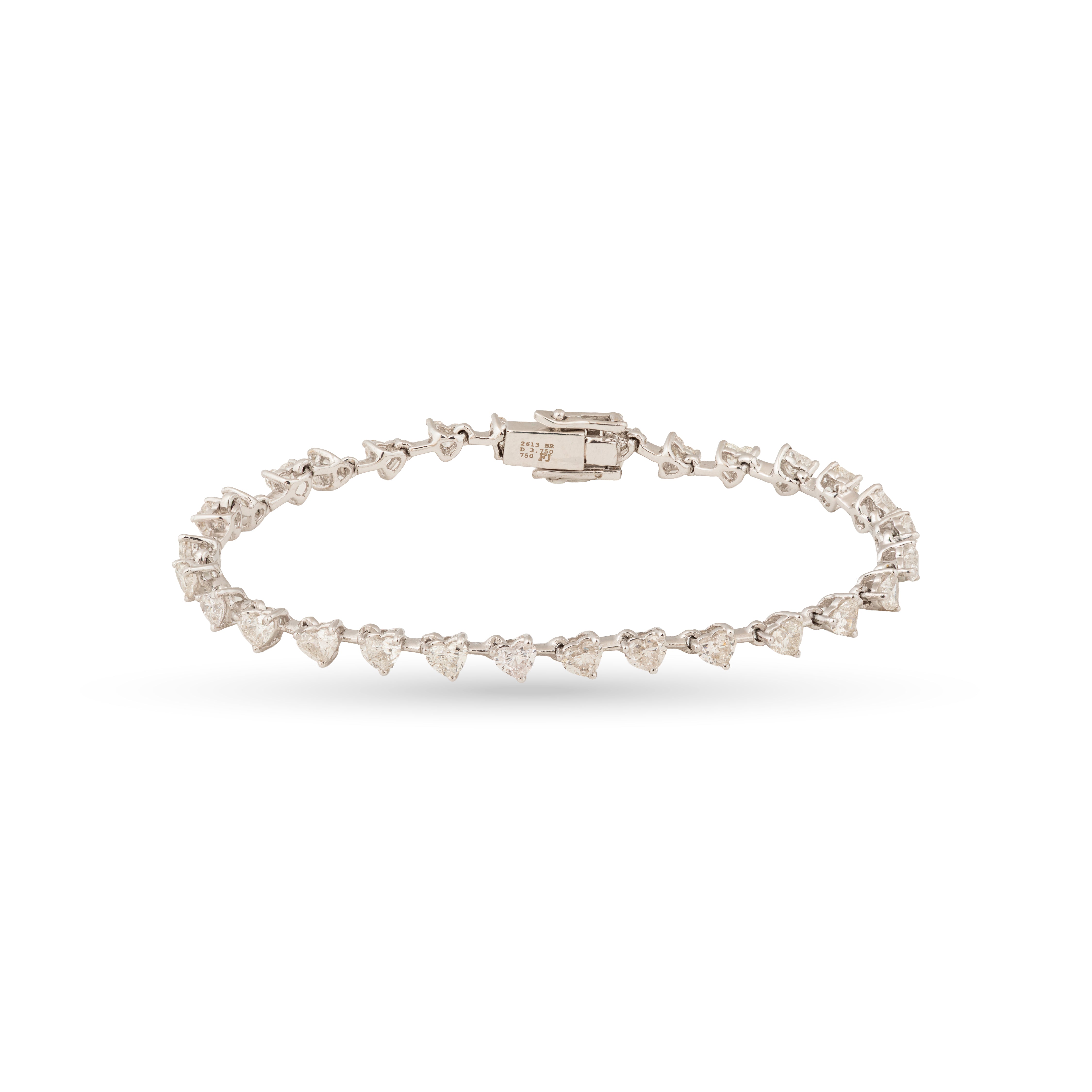 Heart Diamond Bracelet
