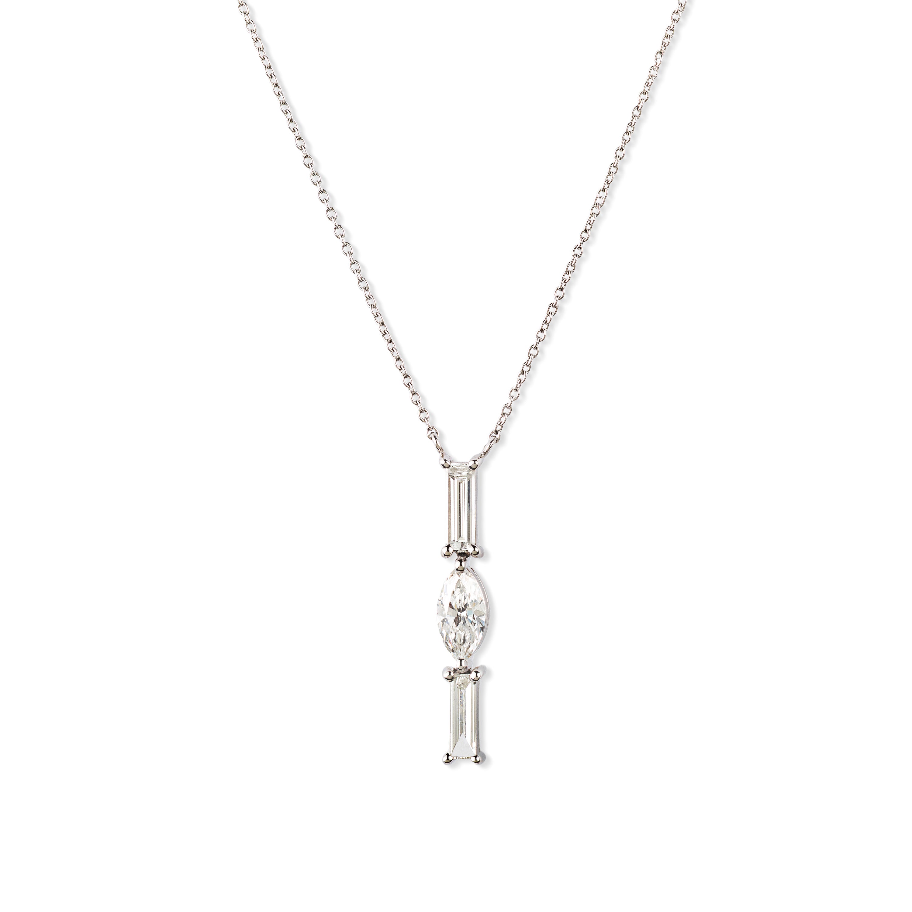 Diamond Drop Necklace -NEW