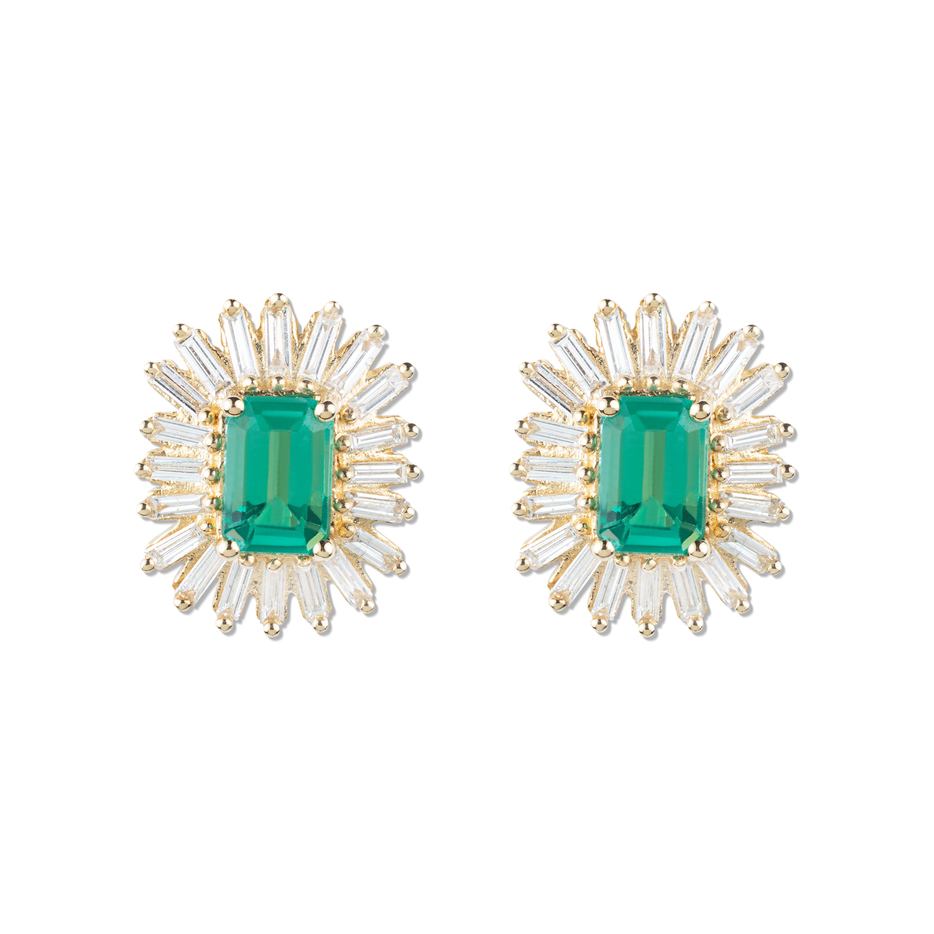 Emarald Bageutte Earrings