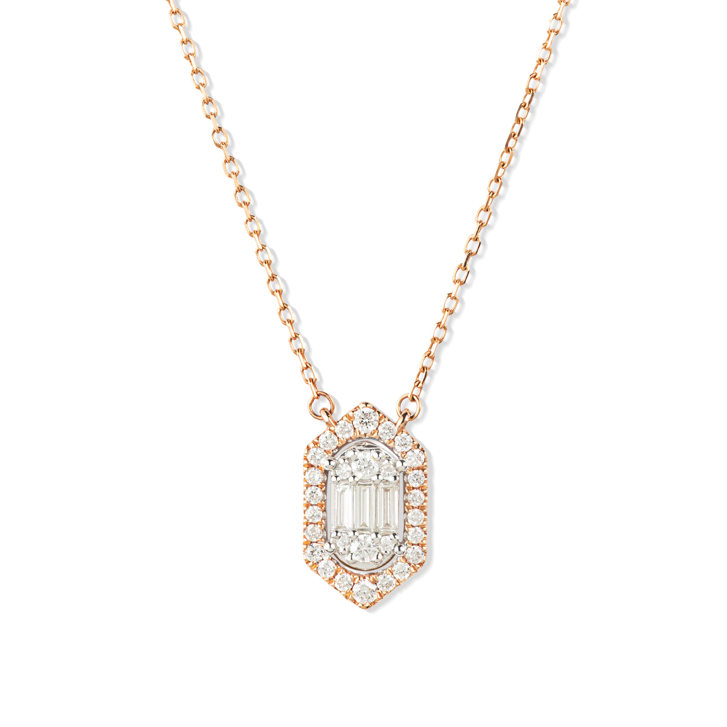 Royal Diamond & Gold Necklace- NEW
