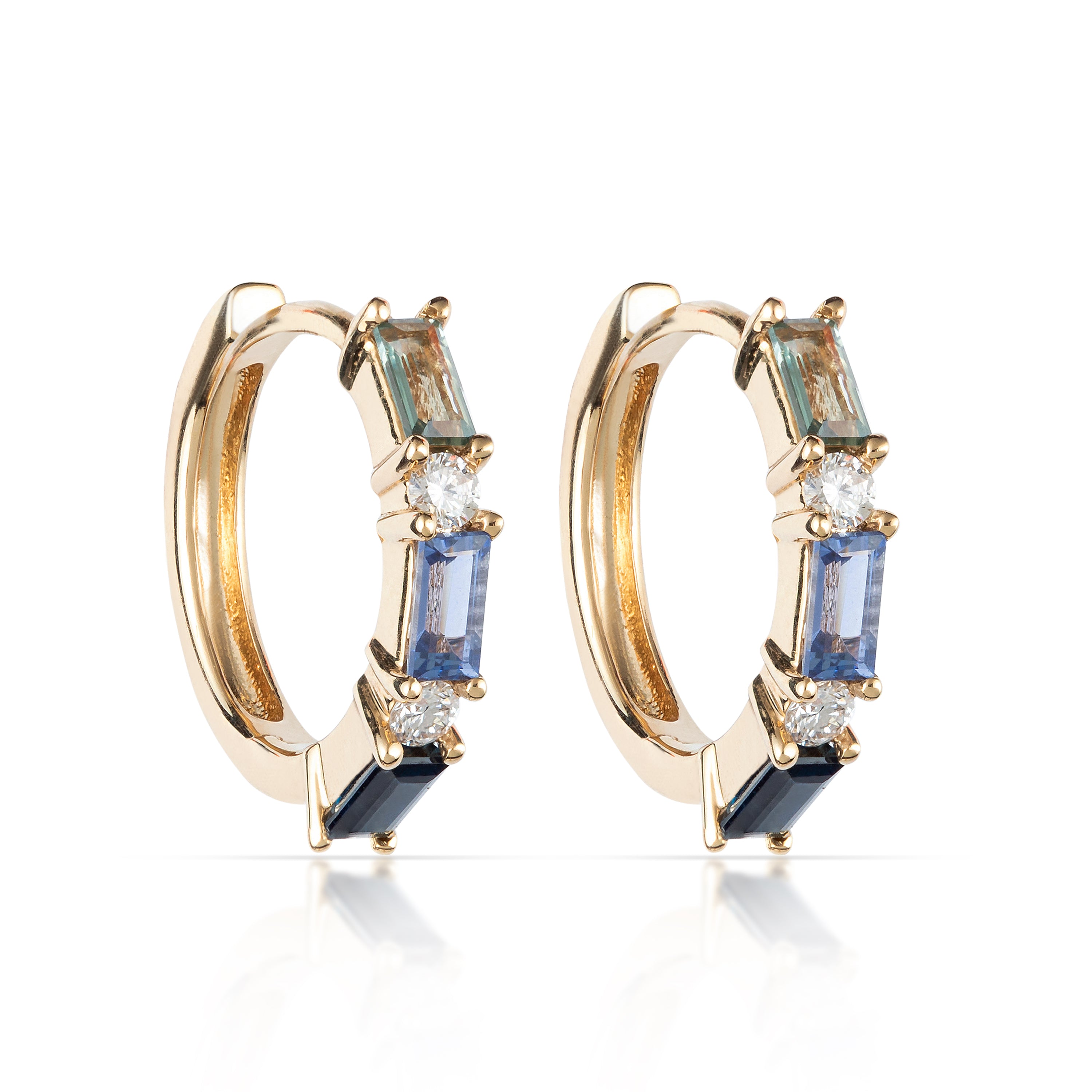 Multi-color Gemstone Earrings