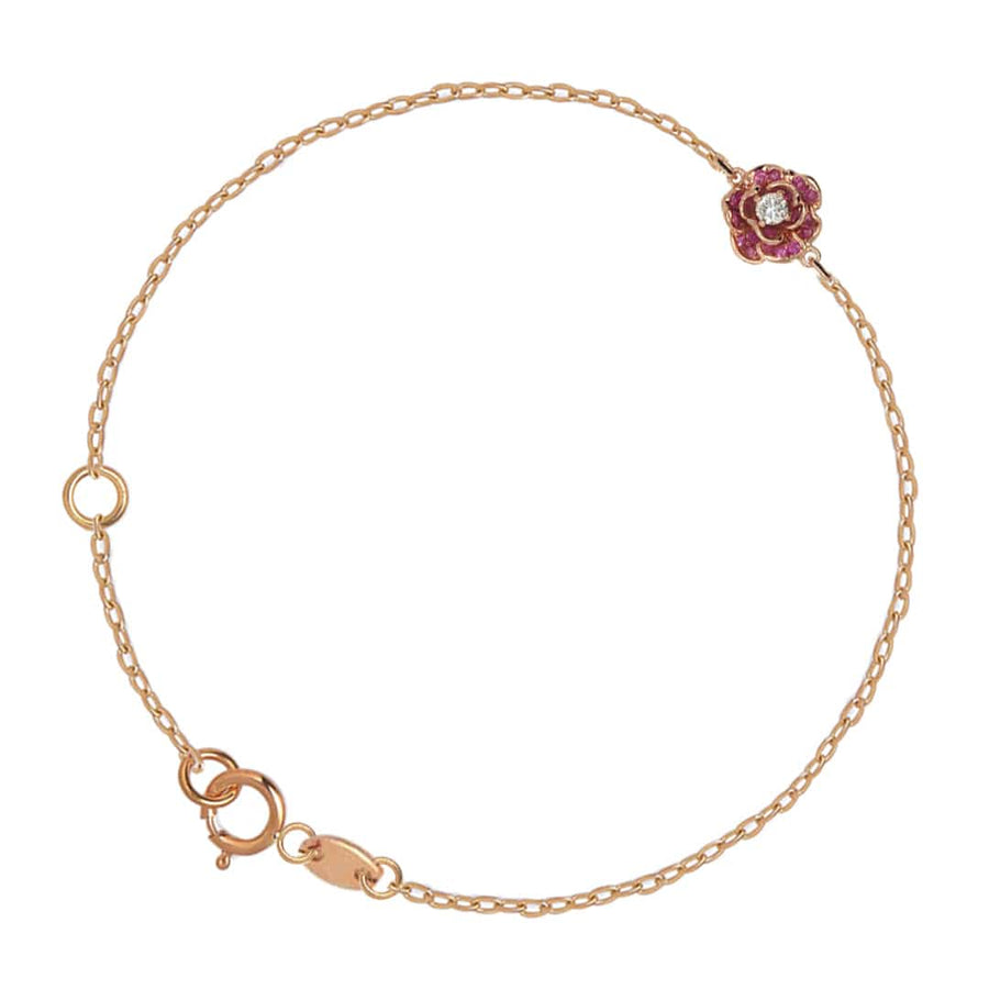 "Jouri" Pink Sapphire Diamond Bracelet