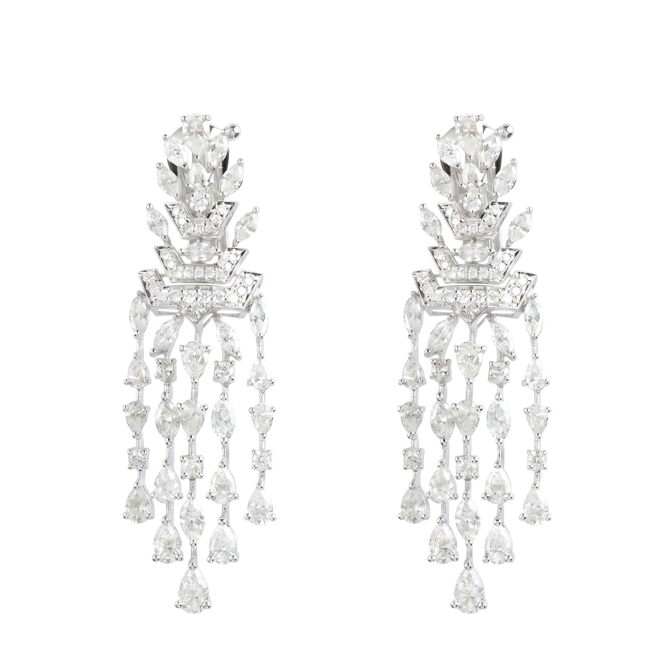 Gold & Diamond Earrings