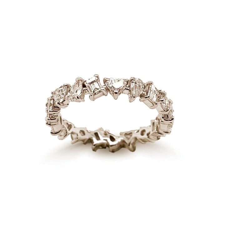 Multi-Cut Diamond Ring