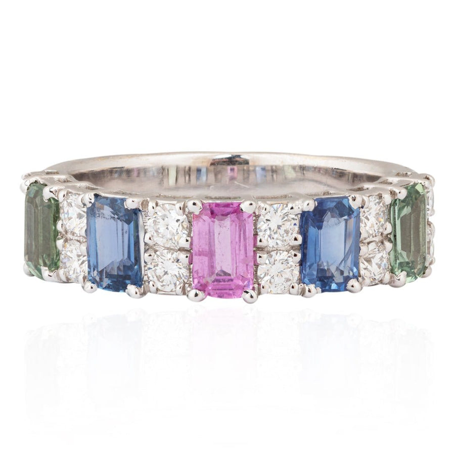 Color - Stoned Diamond Ring - M.Fitaihi