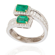 Diamond And Emerald Earrings - M.Fitaihi