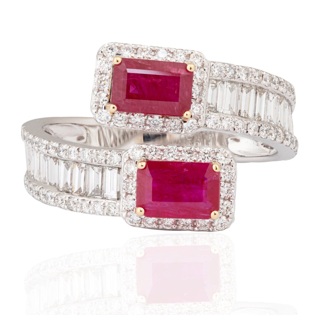 Diamonds And Ruby Ring - M.Fitaihi