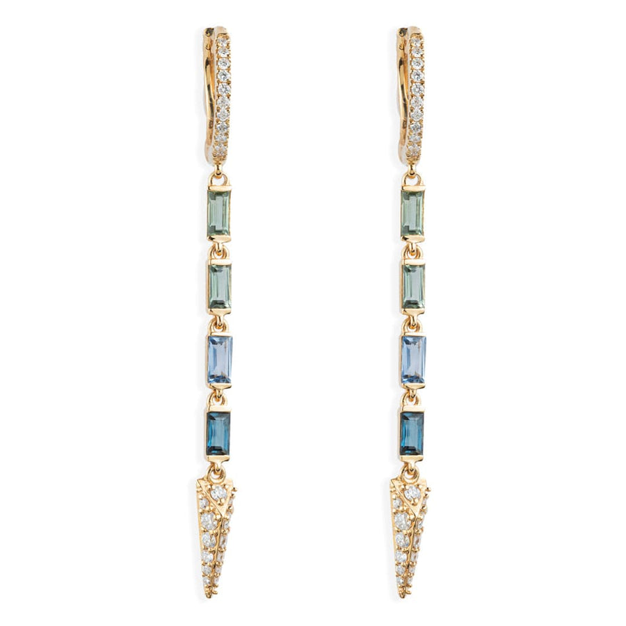 Gold and Diamond Earrings - M.Fitaihi