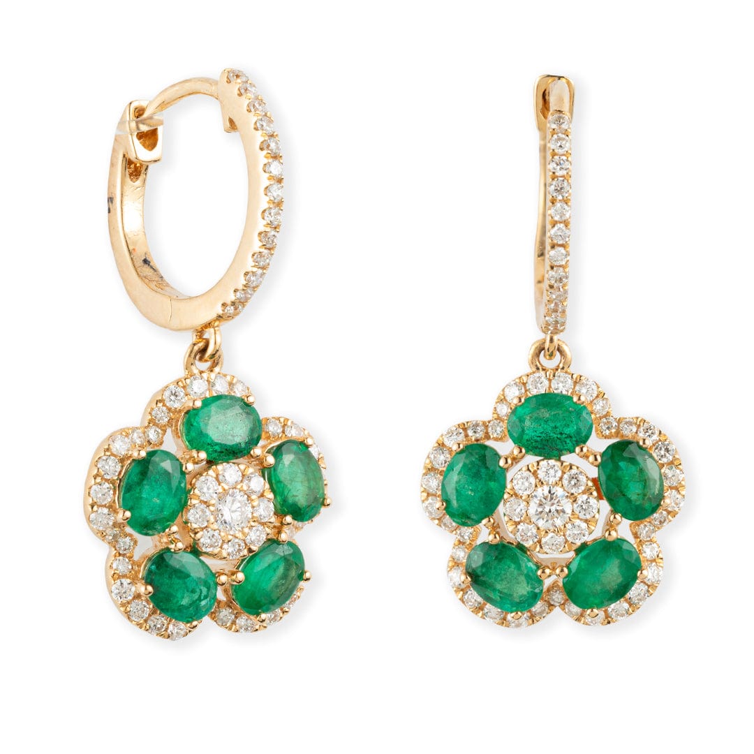 Gold and Diamond Earrings - M.Fitaihi