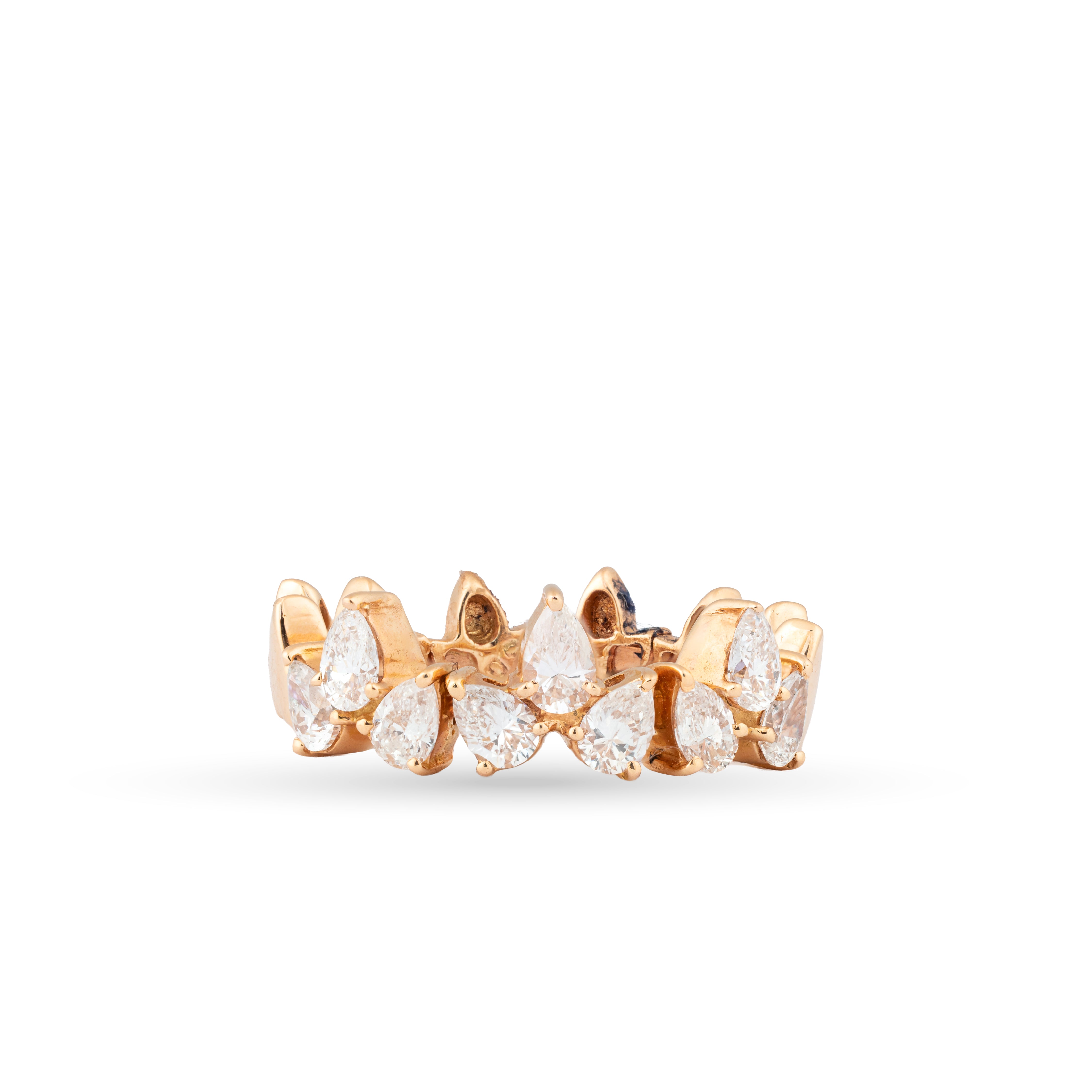 Pear-Cut Diamond Full Eternity Band