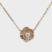"Jouri" Yellow Sapphire Diamond Necklace