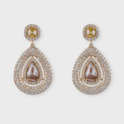 Pear shape diamond Earring