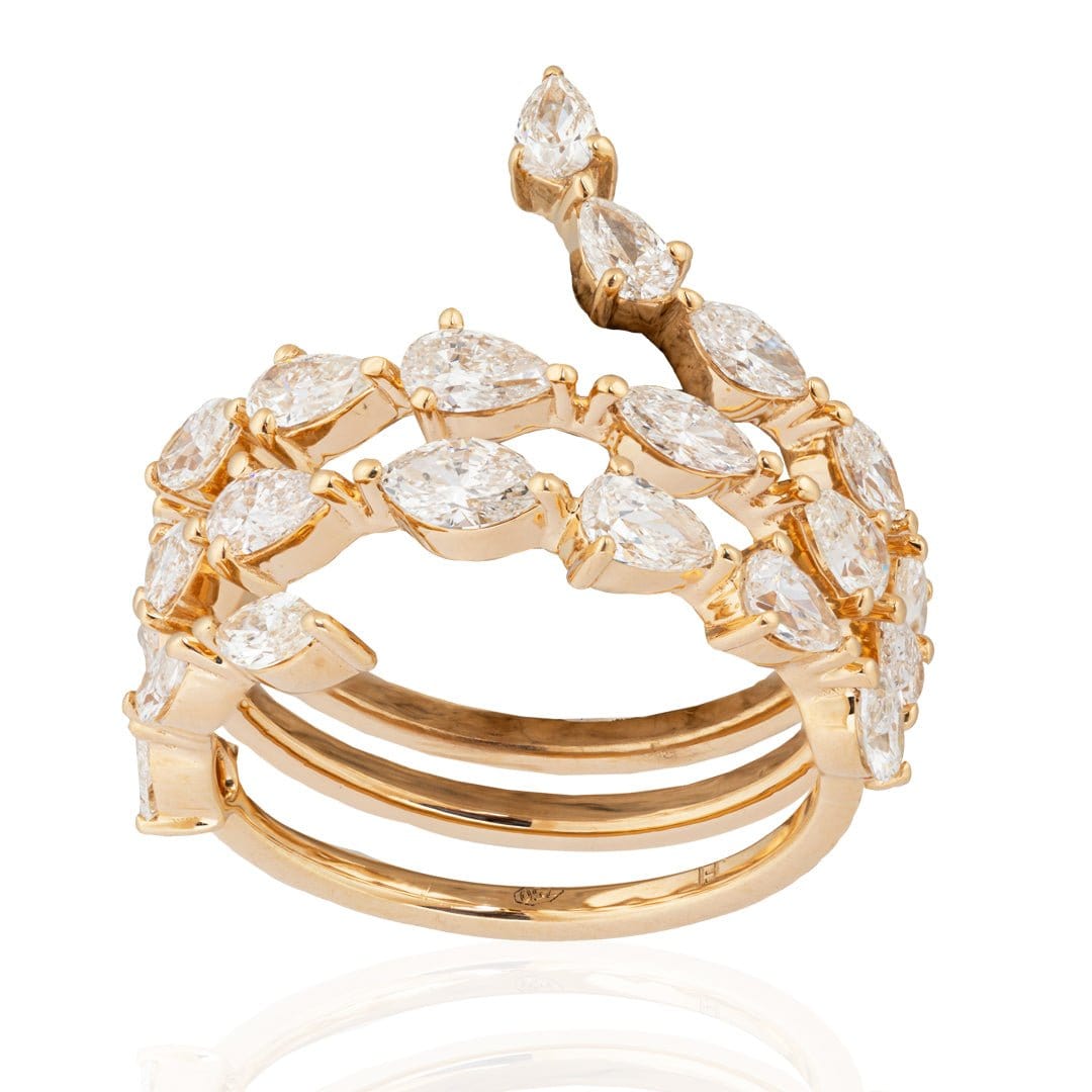 Spiral Diamond Ring - M.Fitaihi