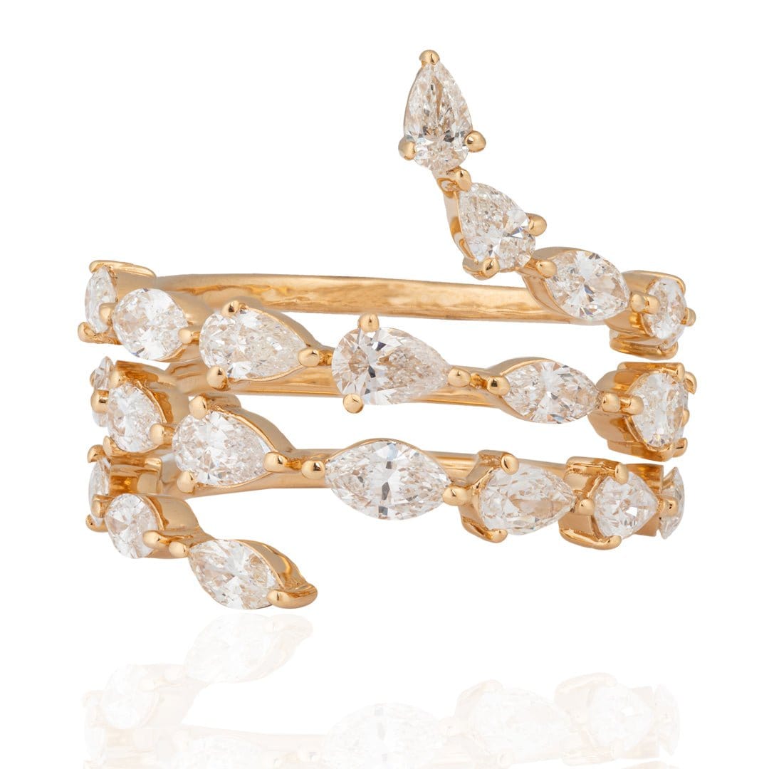 Spiral Diamond Ring - M.Fitaihi