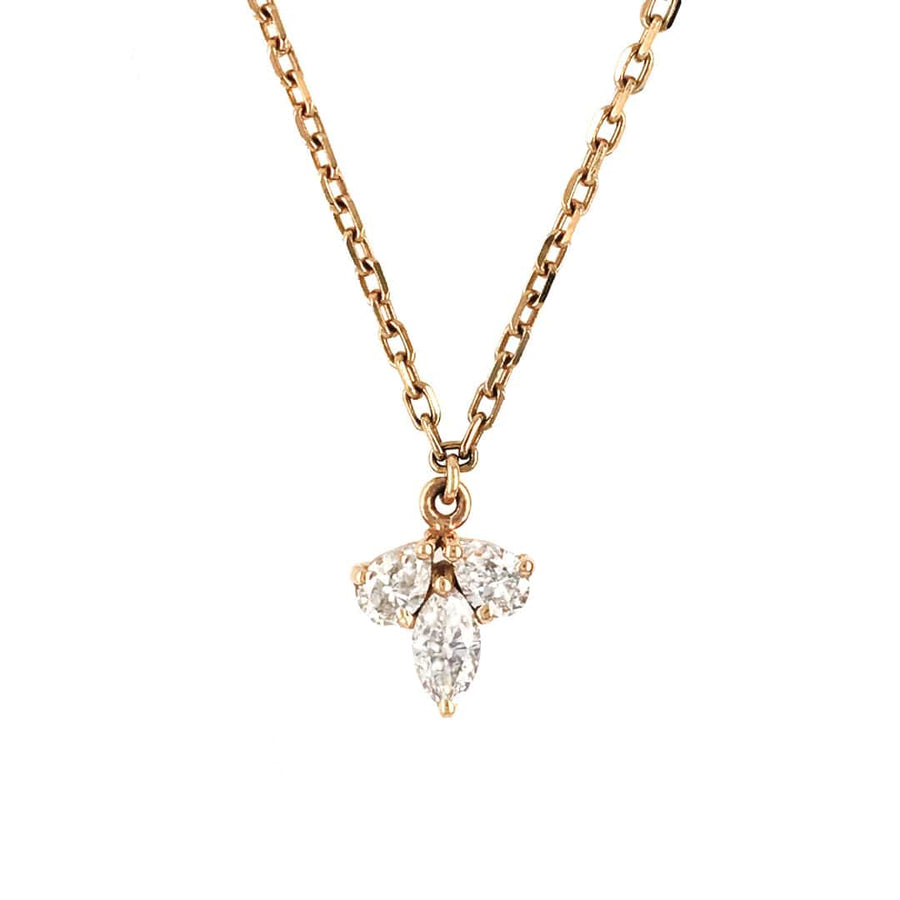 Everyday Sparkle Rose Gold with Diamonds Necklace