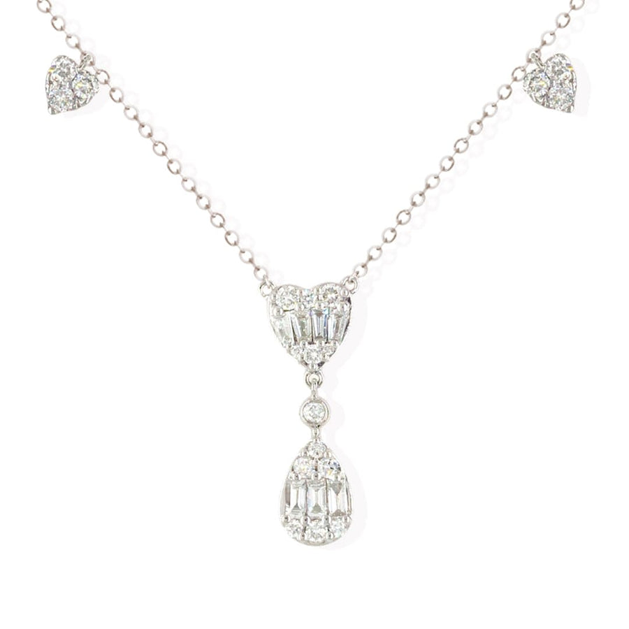 M.Fitaihi Timeless Baguette - Pear Necklace