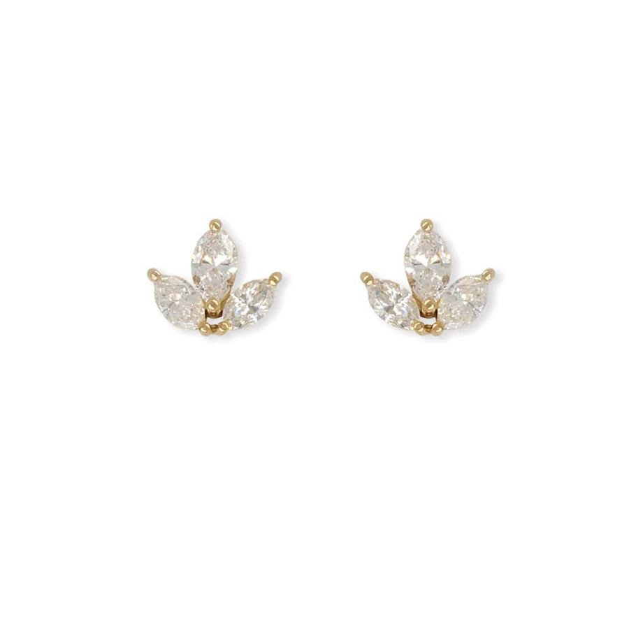 M.Fitaihi Everyday Sparkle - Diamond Marquise Earrings
