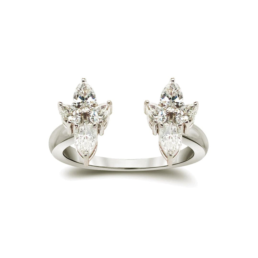 M.Fitaihi Everyday Sparkle - White Crown Diamond Ring