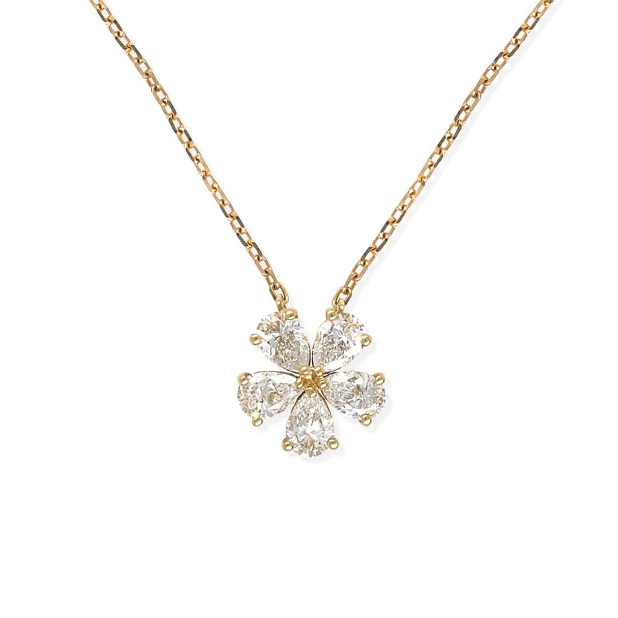 M.Fitaihi Everyday Sparkle - Flower Diamond Necklace